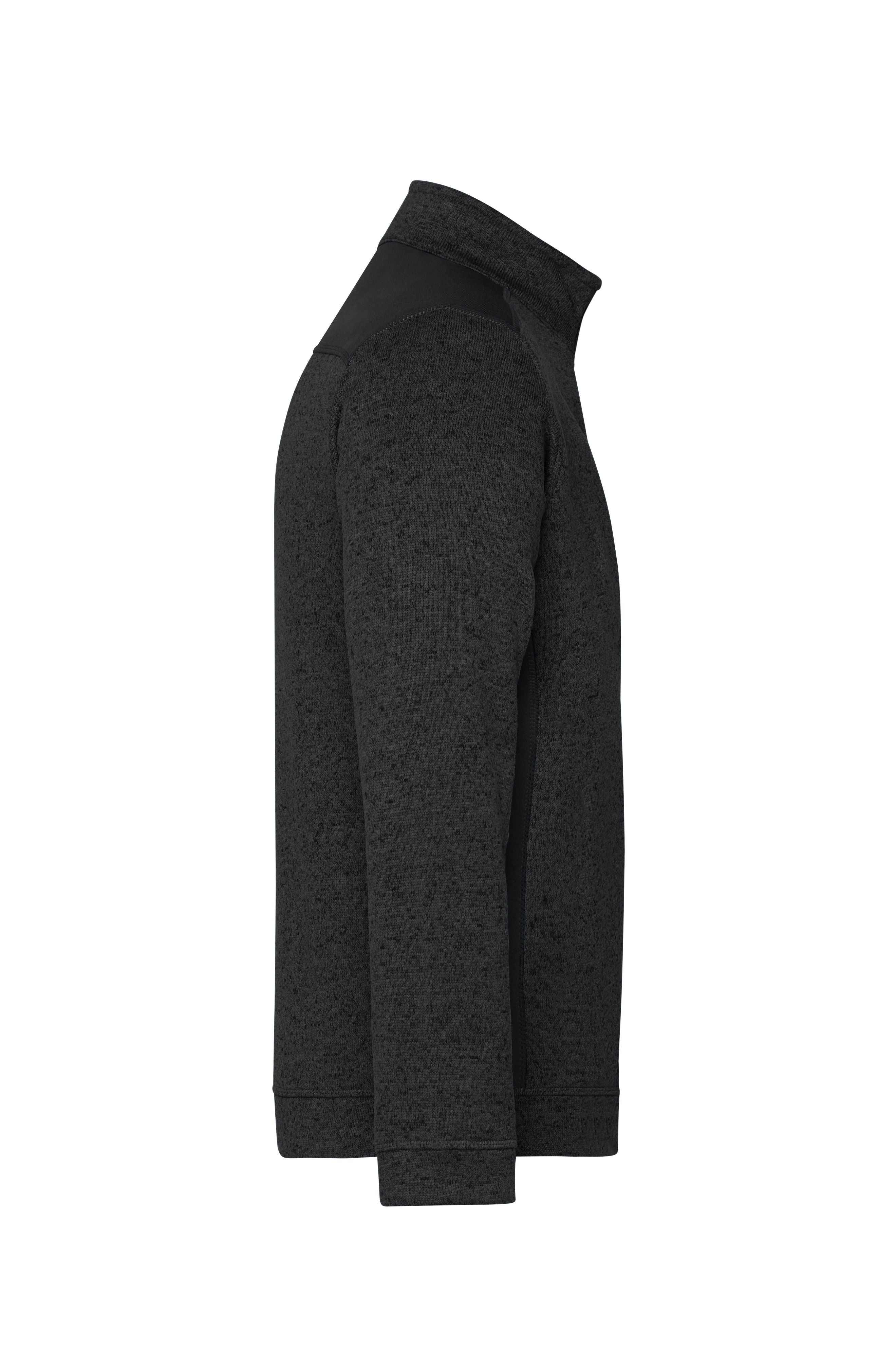 Men's Knitted Workwear Fleece Half-Zip - STRONG -