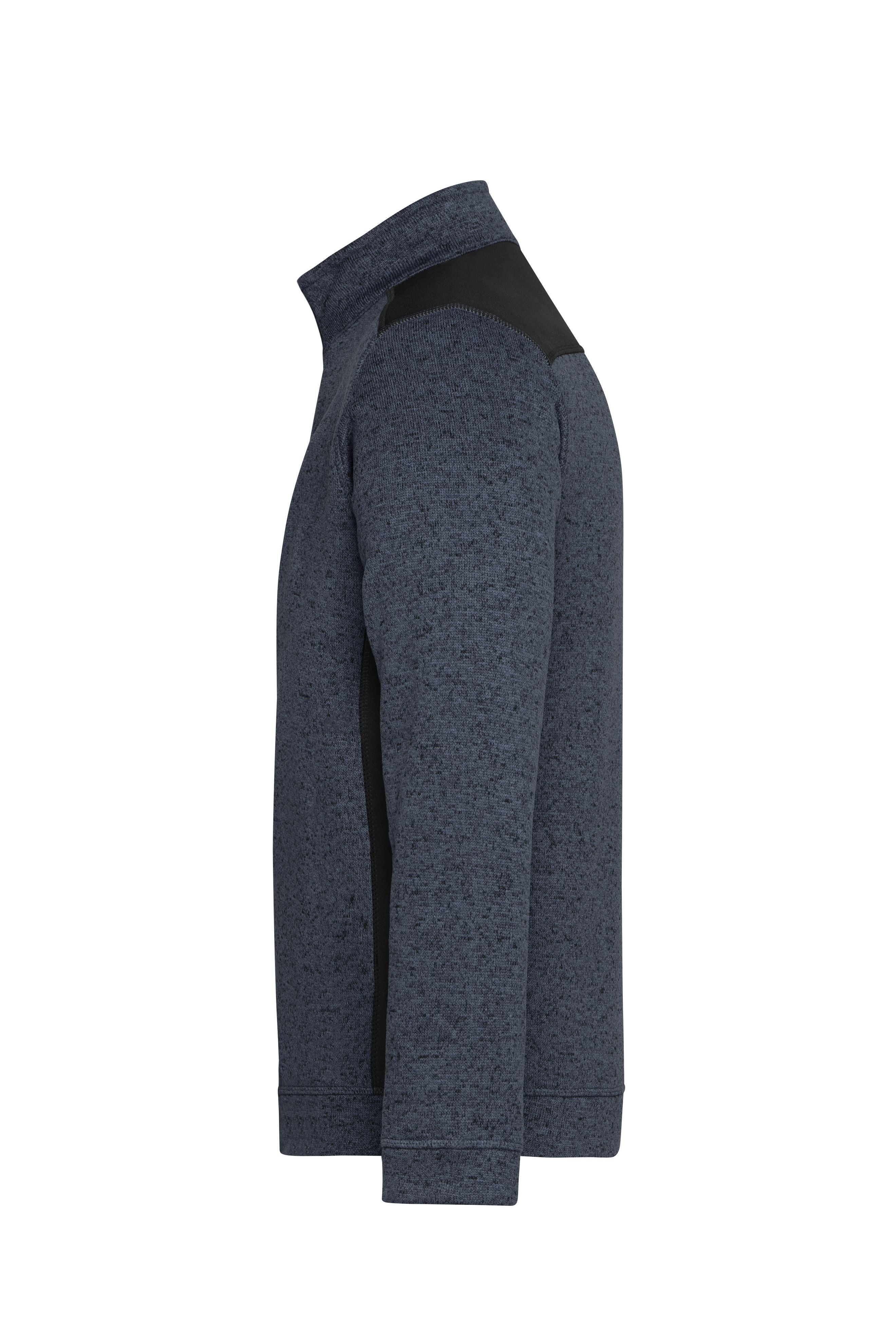 Men's Knitted Workwear Fleece Half-Zip - STRONG -