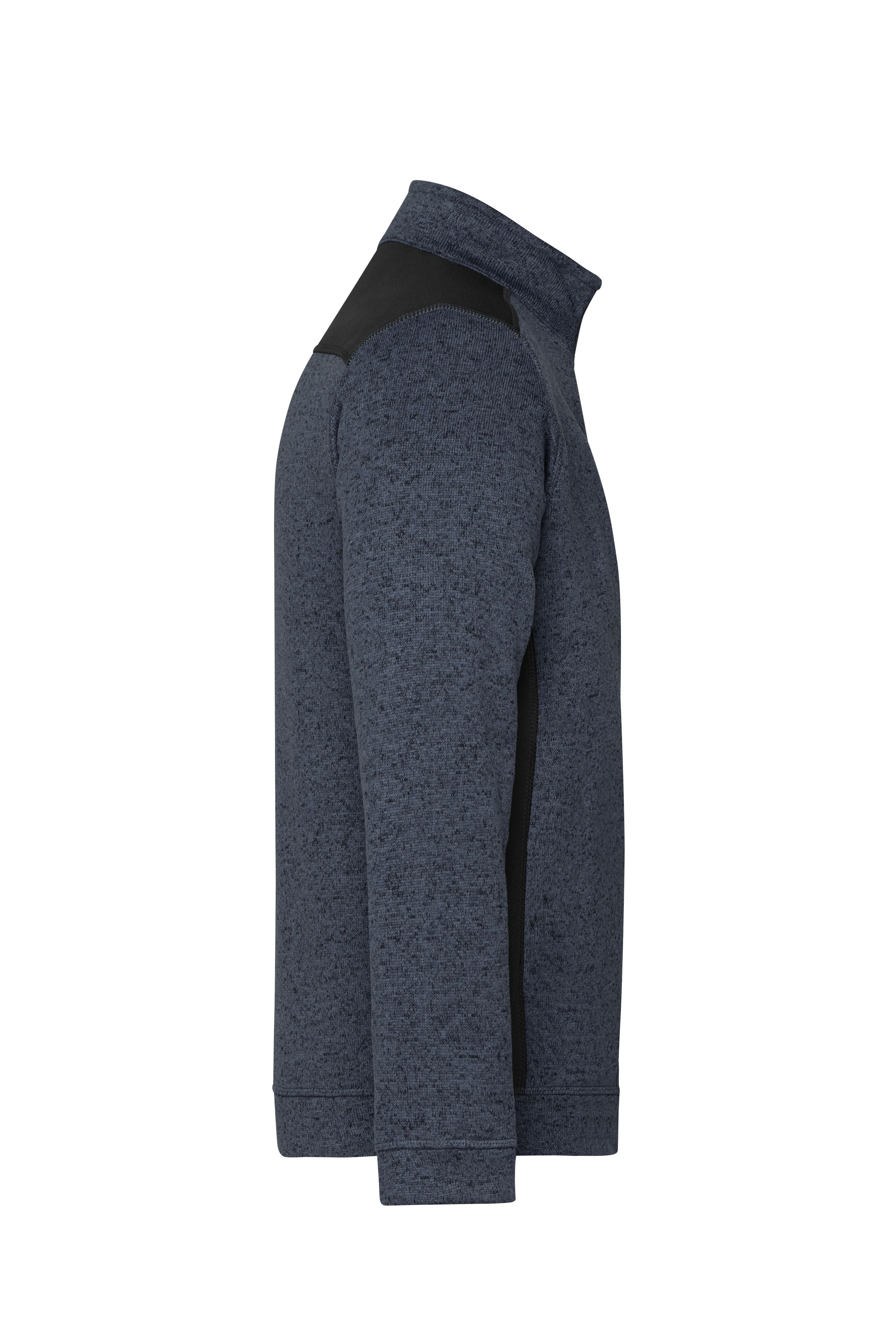 Men's Knitted Workwear Fleece Half-Zip - STRONG -