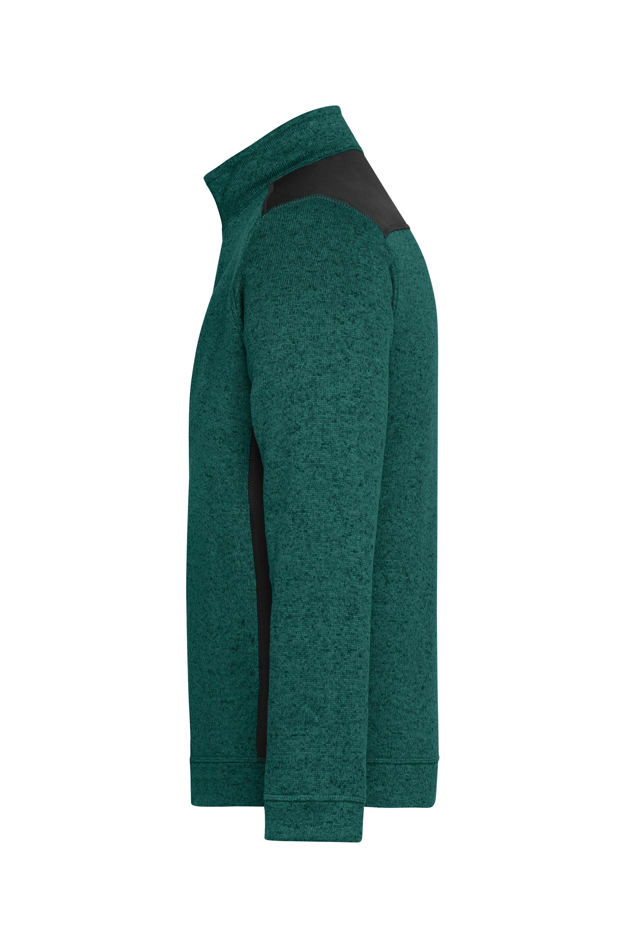 Men's Knitted Workwear Fleece Half-Zip - STRONG -