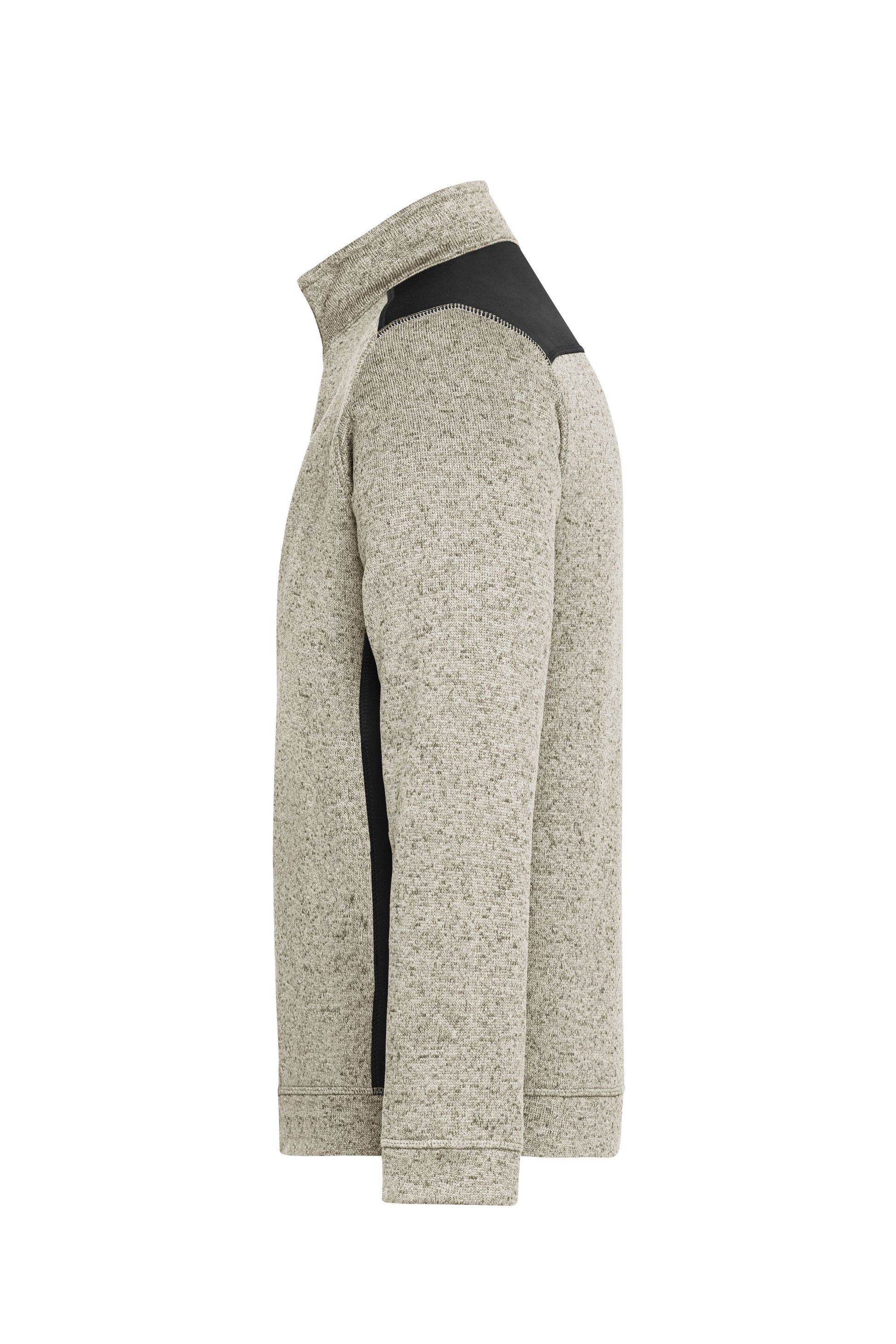 Men's Knitted Workwear Fleece Half-Zip - STRONG -