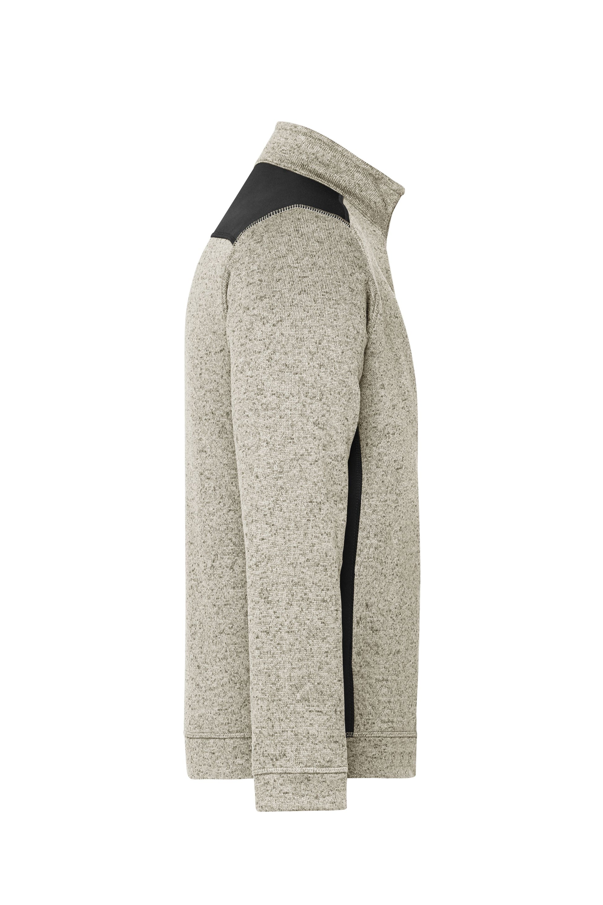 Men's Knitted Workwear Fleece Half-Zip - STRONG -