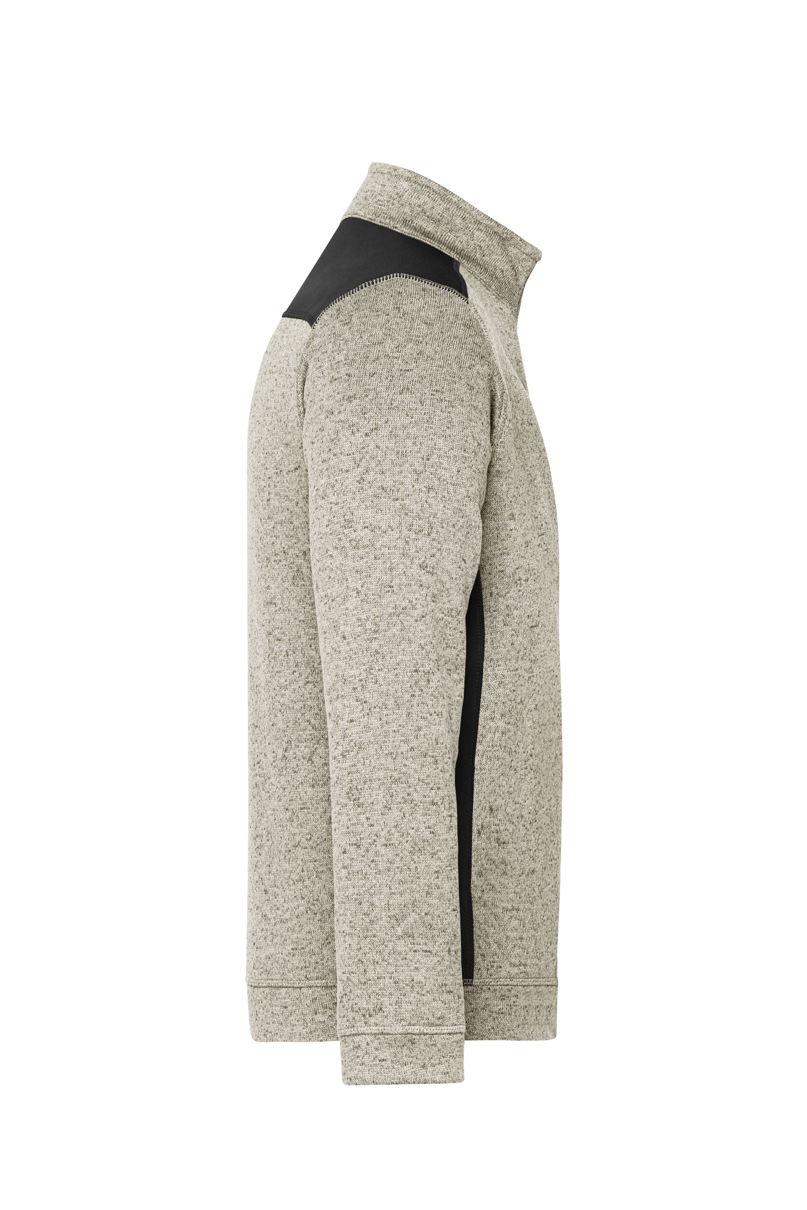 Men's Knitted Workwear Fleece Half-Zip - STRONG -