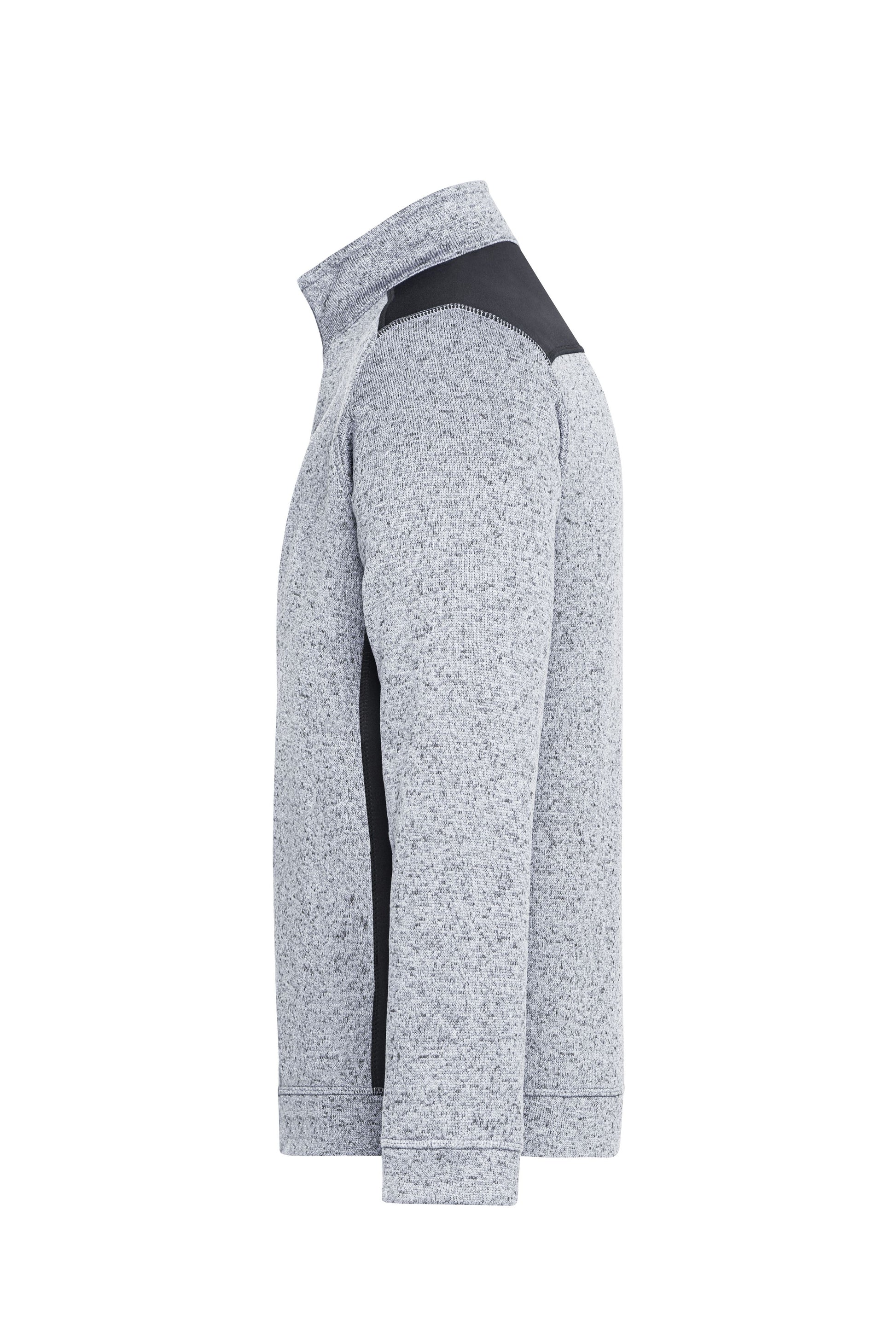 Men's Knitted Workwear Fleece Half-Zip - STRONG -