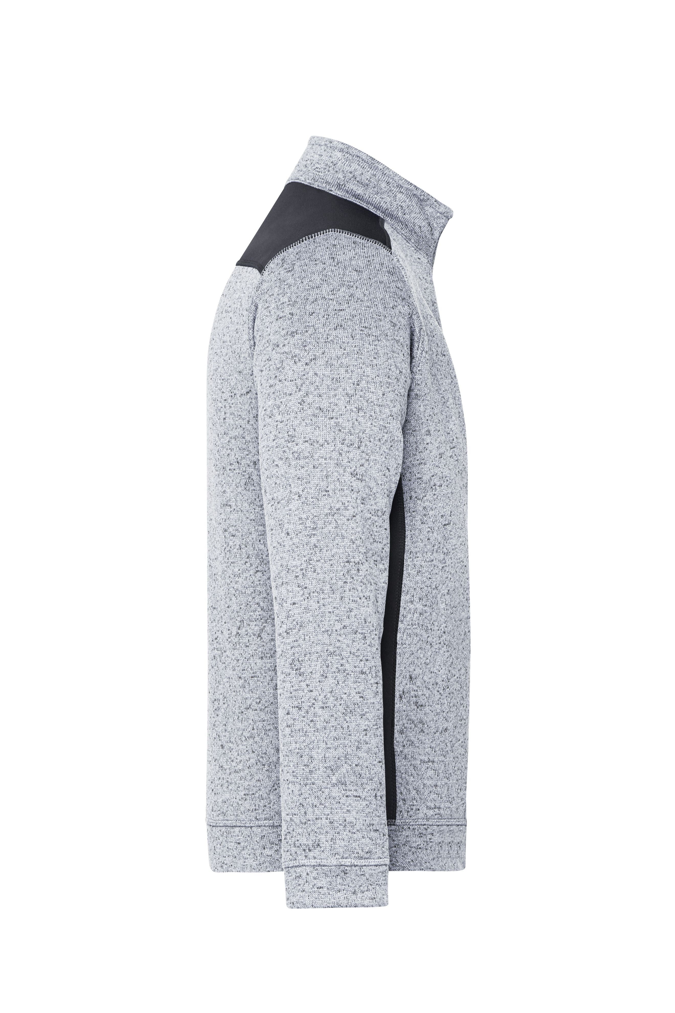Men's Knitted Workwear Fleece Half-Zip - STRONG -