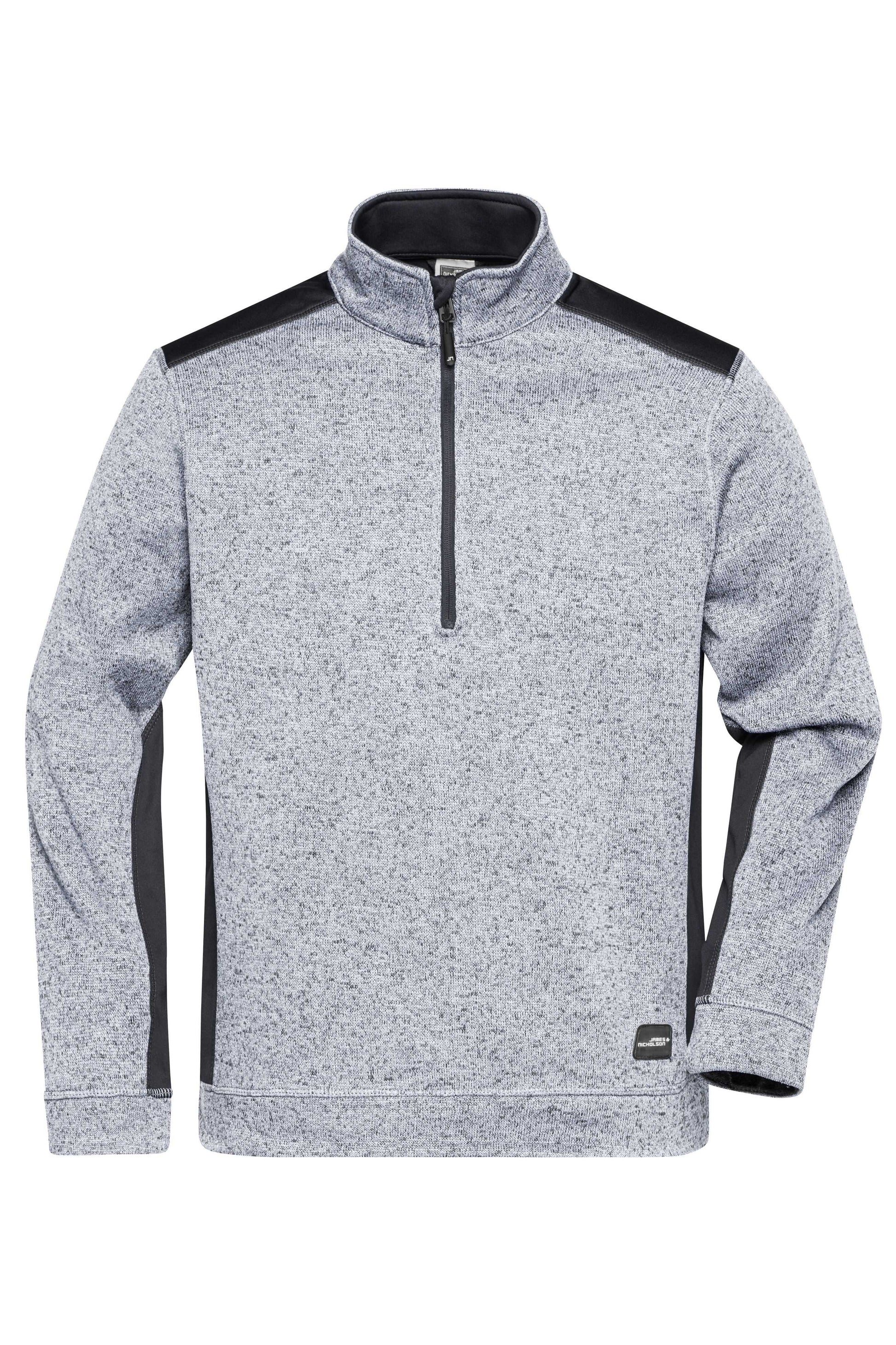 Men's Knitted Workwear Fleece Half-Zip - STRONG -