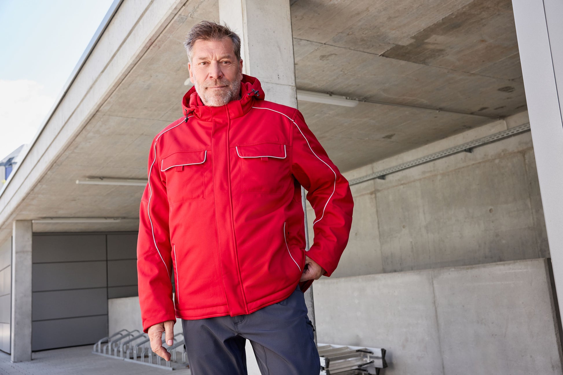 Workwear Softshell Padded Jacket - SOLID -
