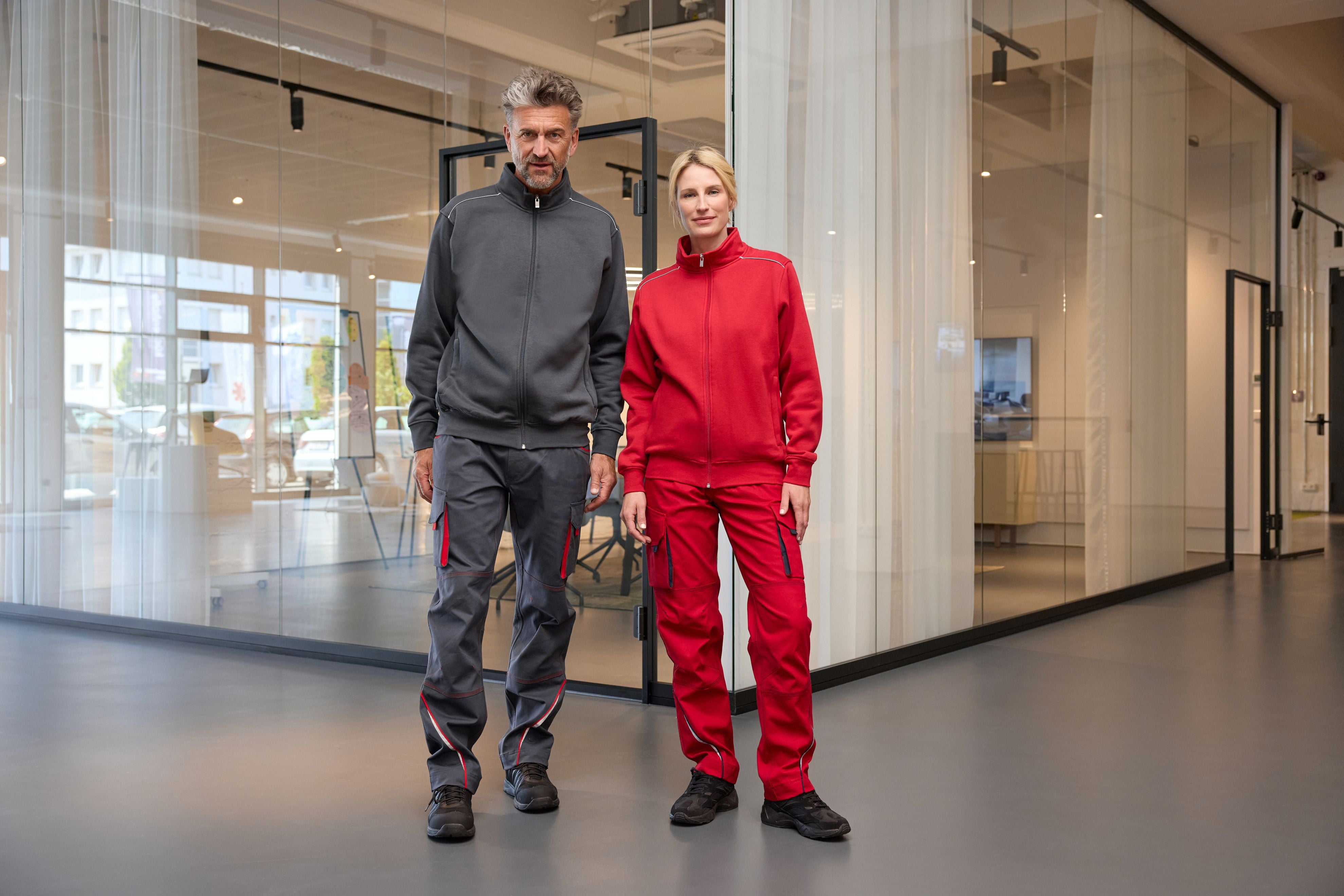 Workwear Sweat Jacket - SOLID -