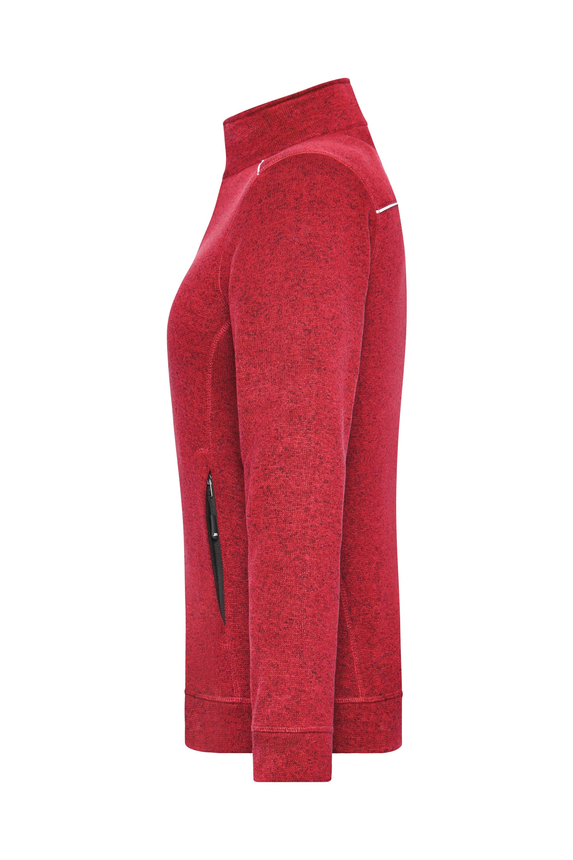 Ladies' Knitted Workwear Fleece Jacket - SOLID -