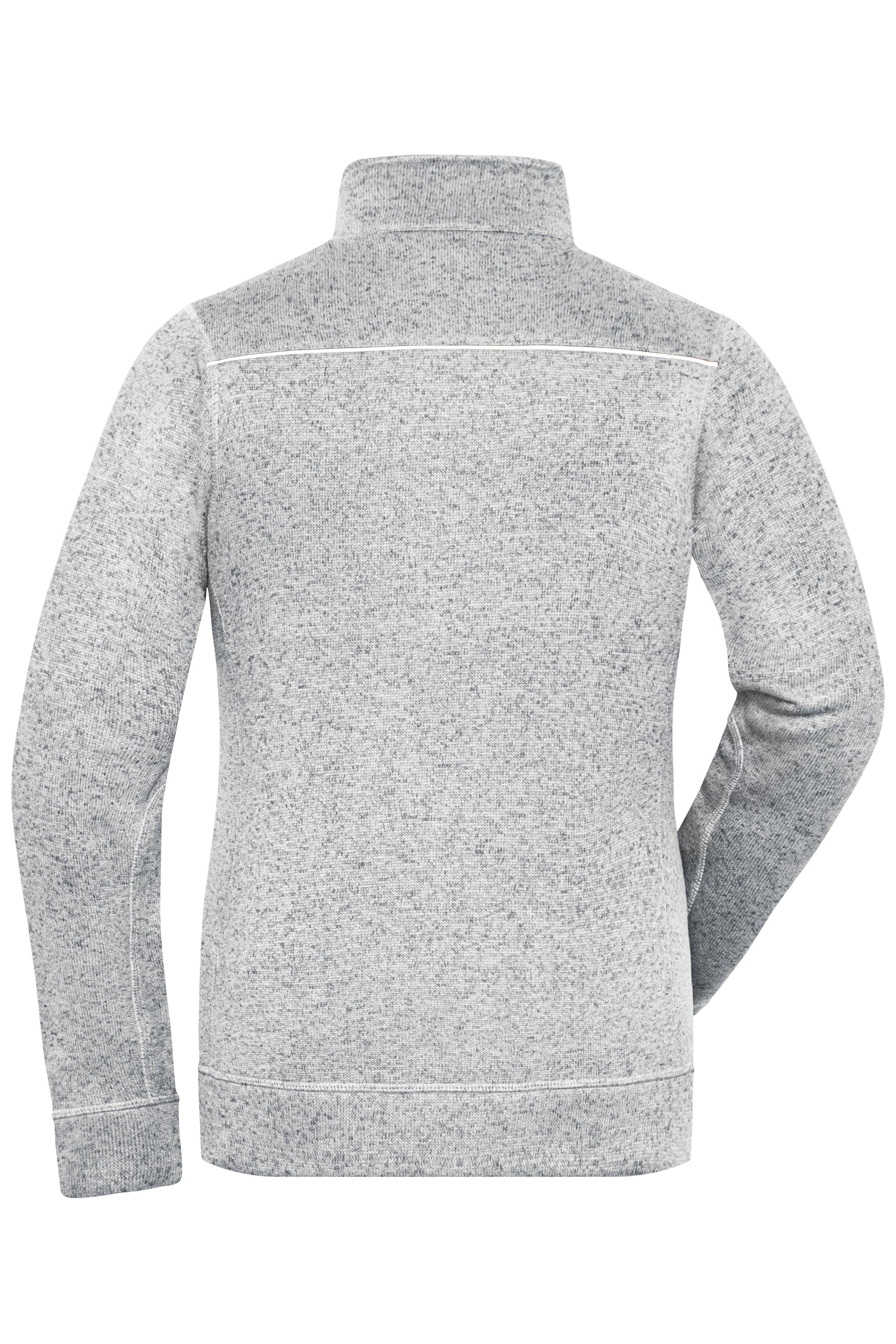 Ladies' Knitted Workwear Fleece Jacket - SOLID -