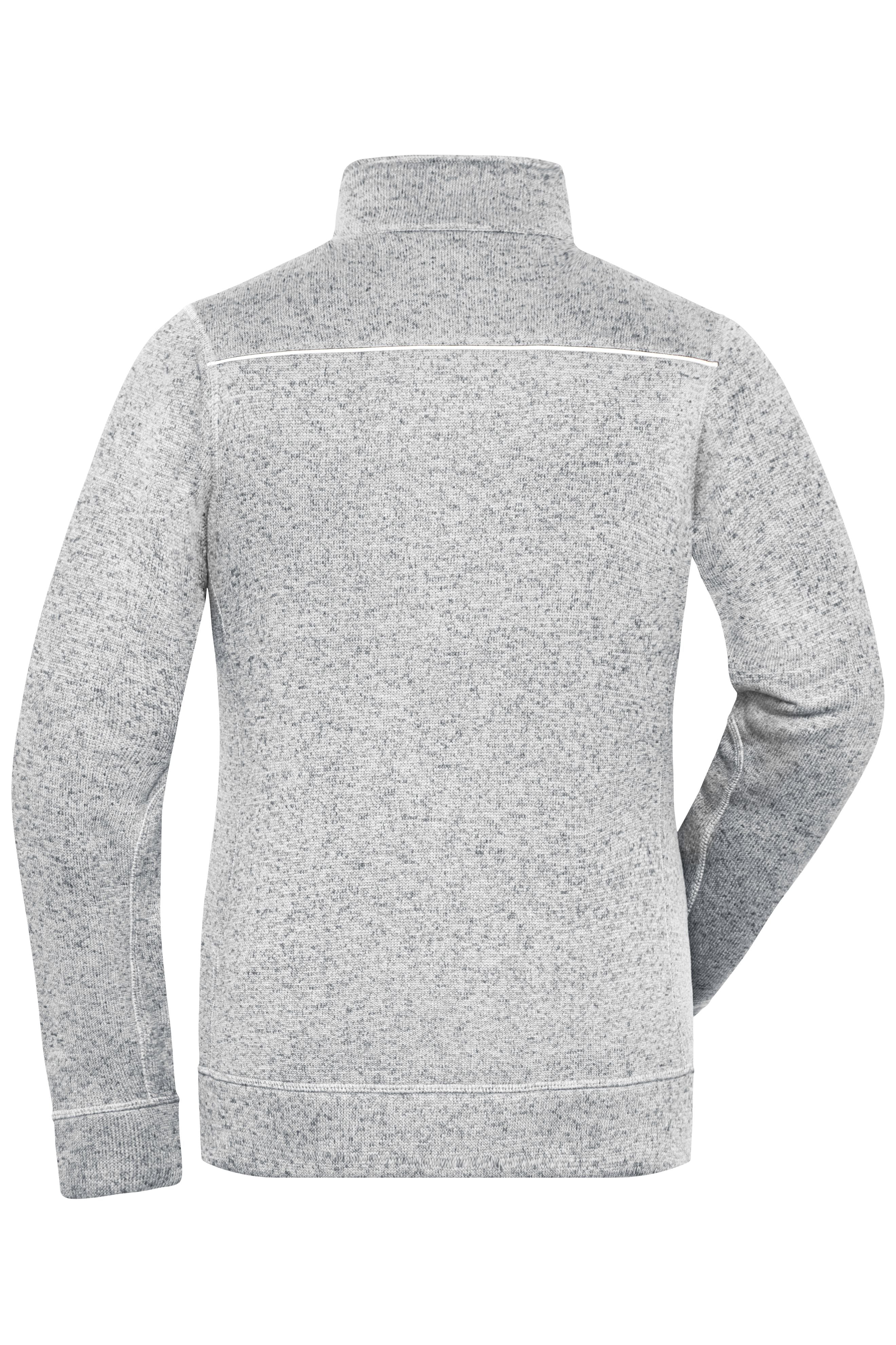 Ladies' Knitted Workwear Fleece Jacket - SOLID -