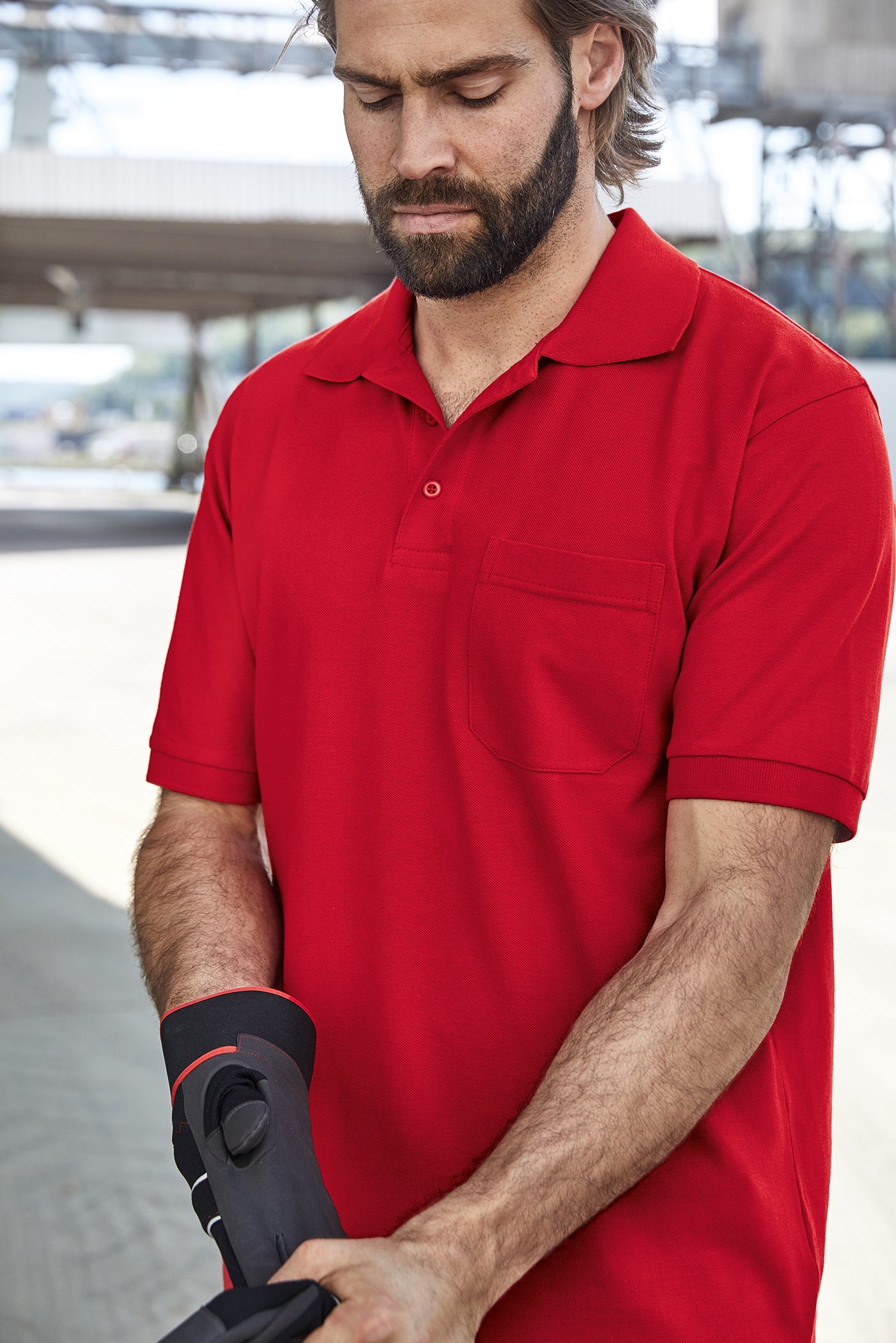 Men's Polo Pocket