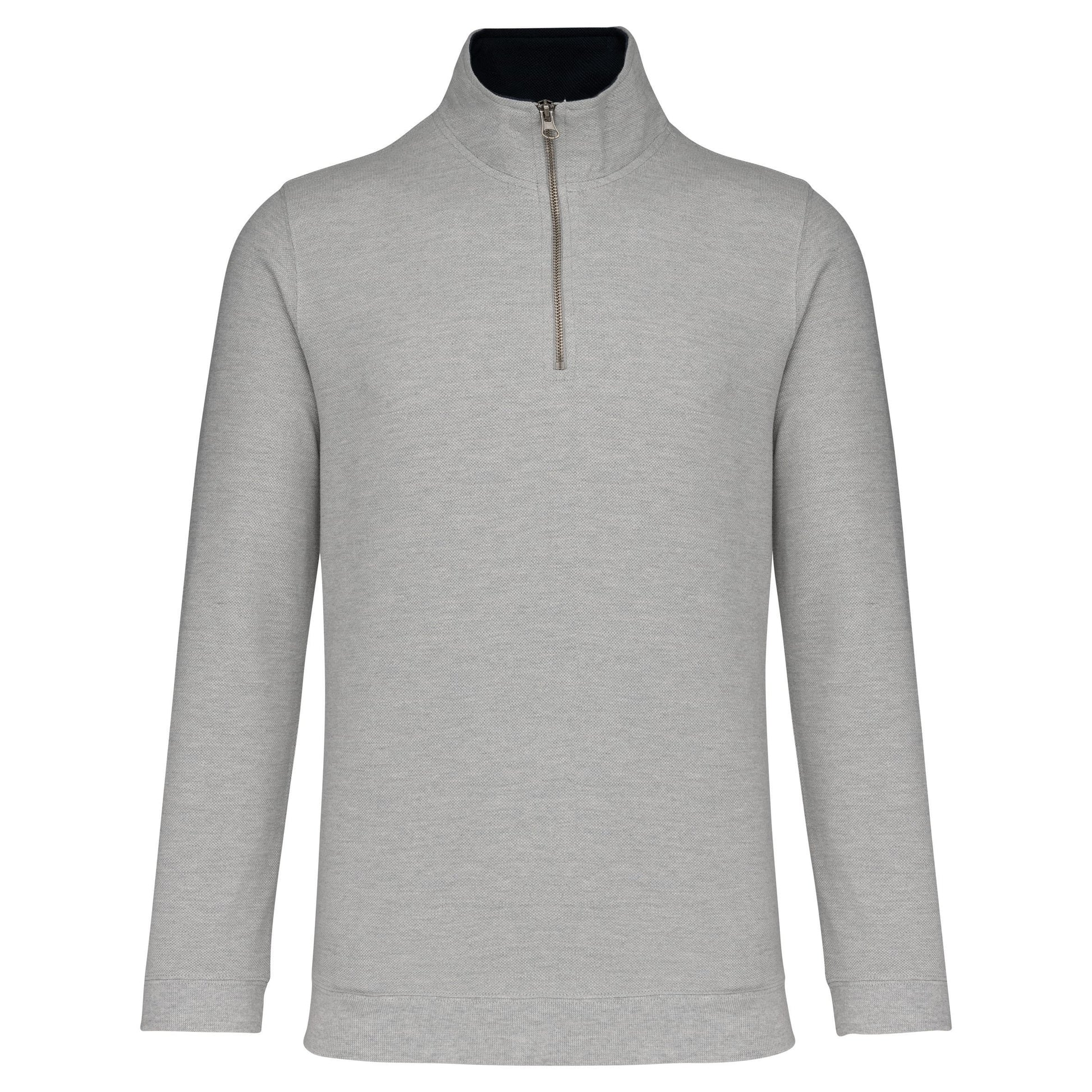 Trucker - Sweater met Ritskraag