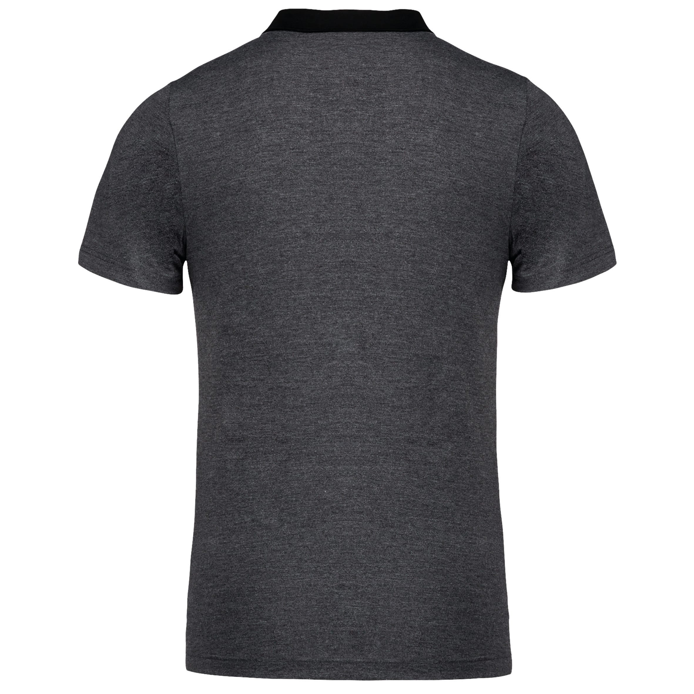 Tweekleurige herenpolo jersey