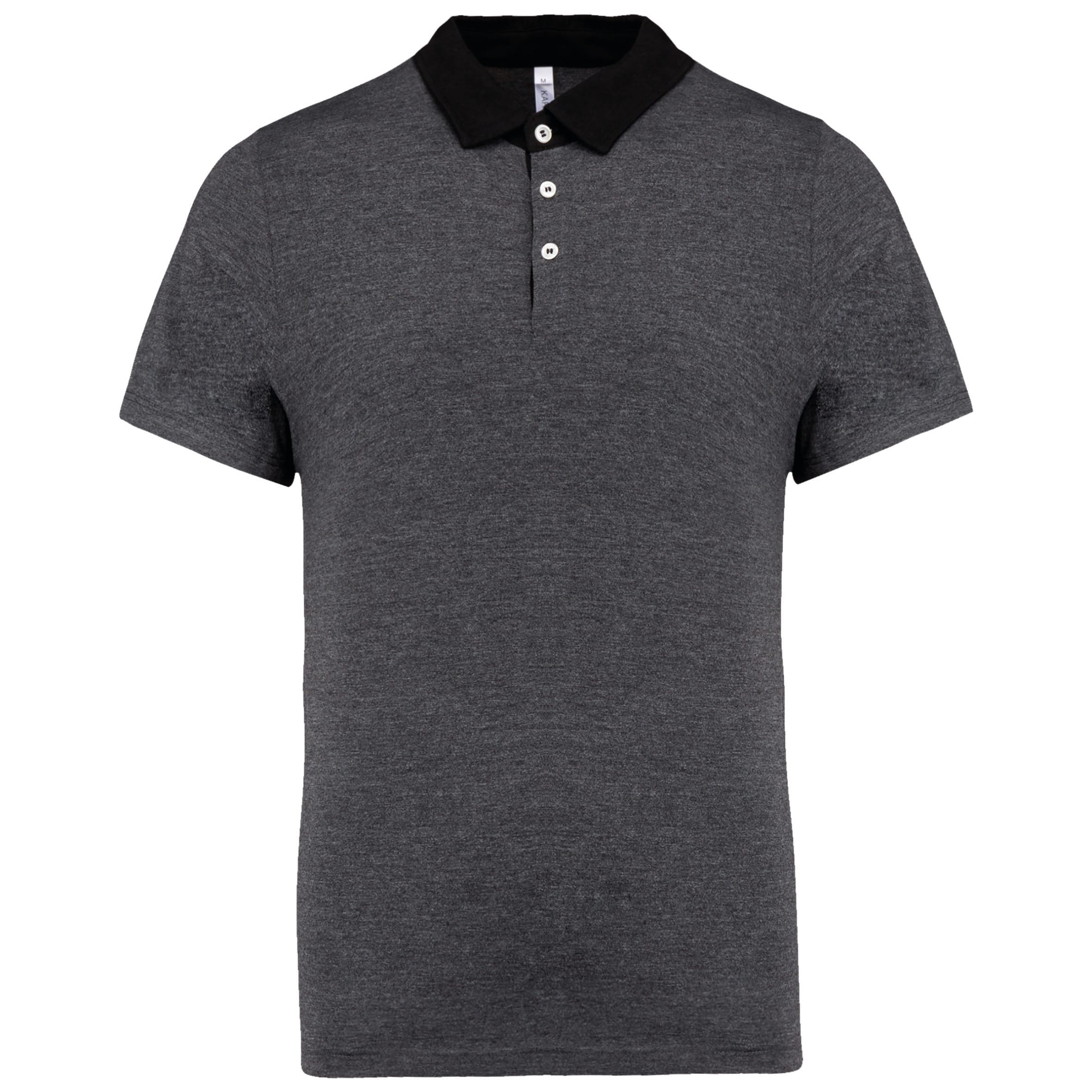 Tweekleurige herenpolo jersey