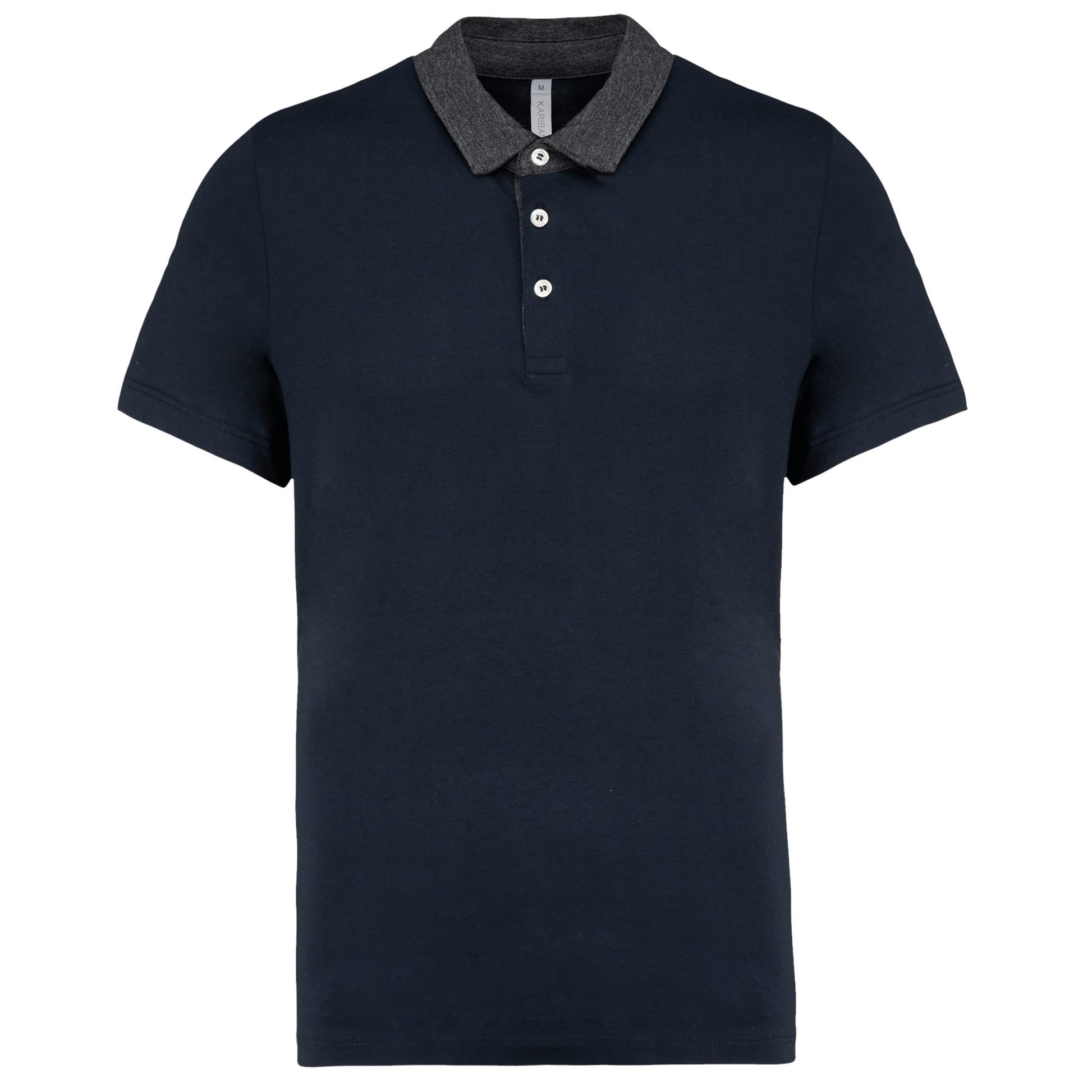 Tweekleurige herenpolo jersey