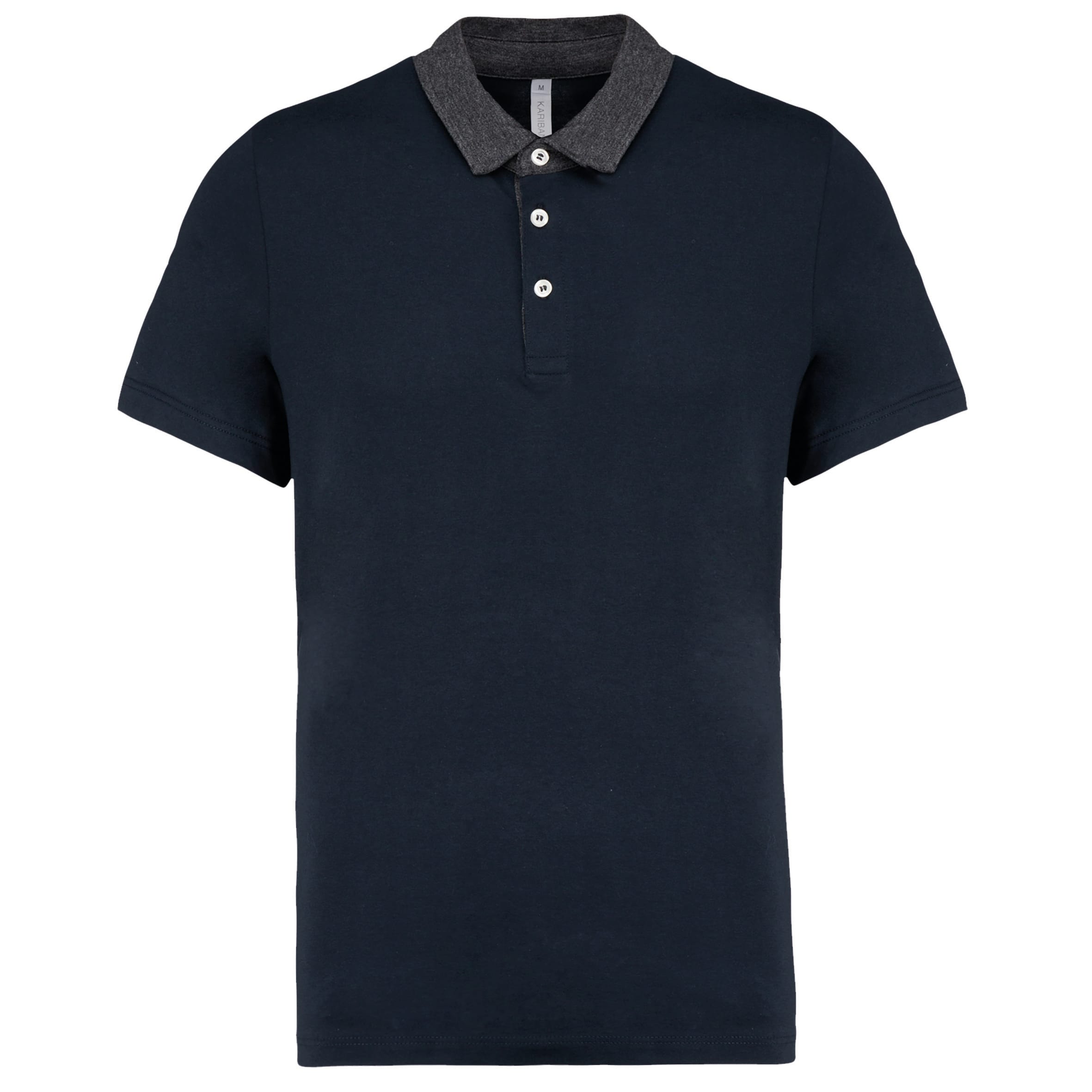 Tweekleurige herenpolo jersey