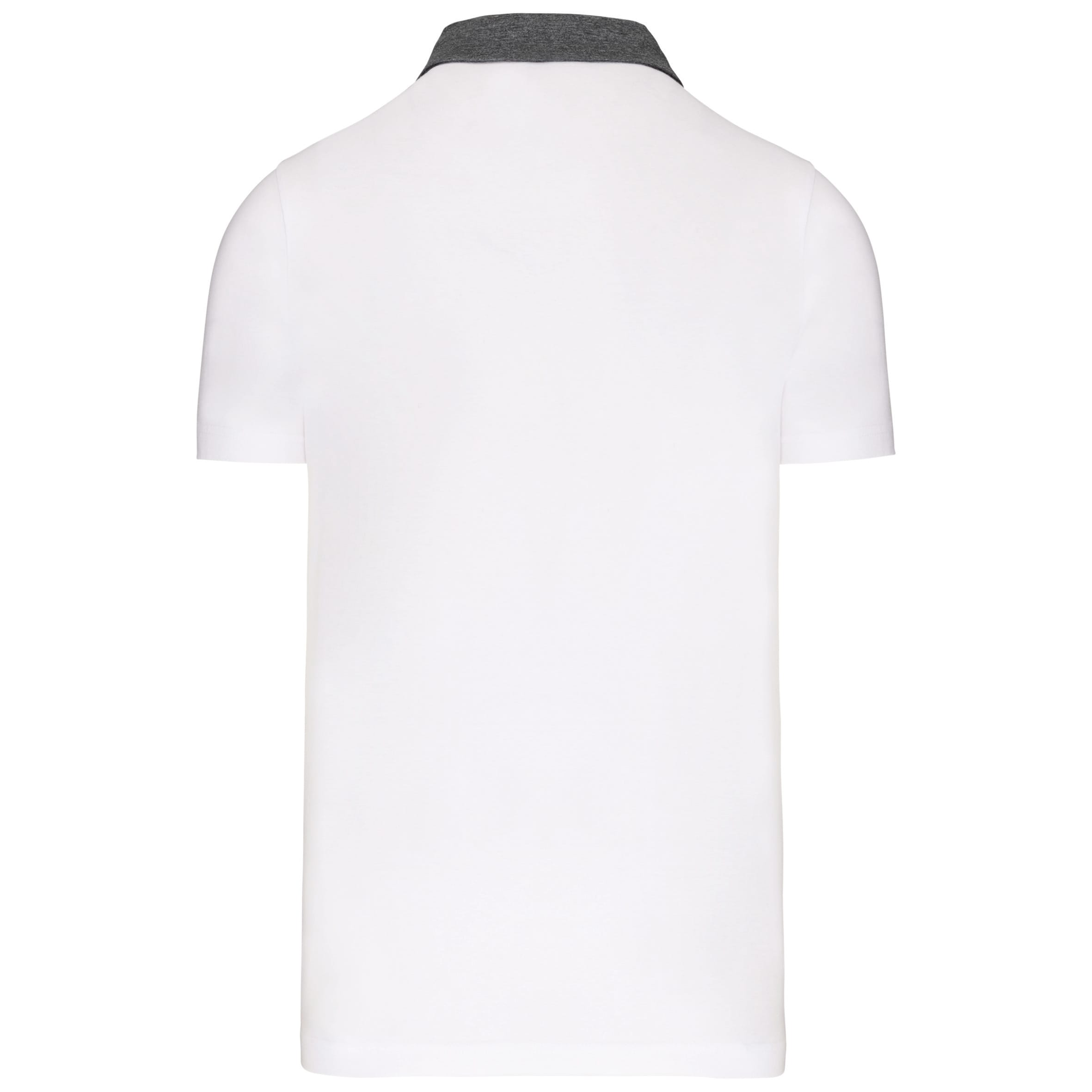 Tweekleurige herenpolo jersey