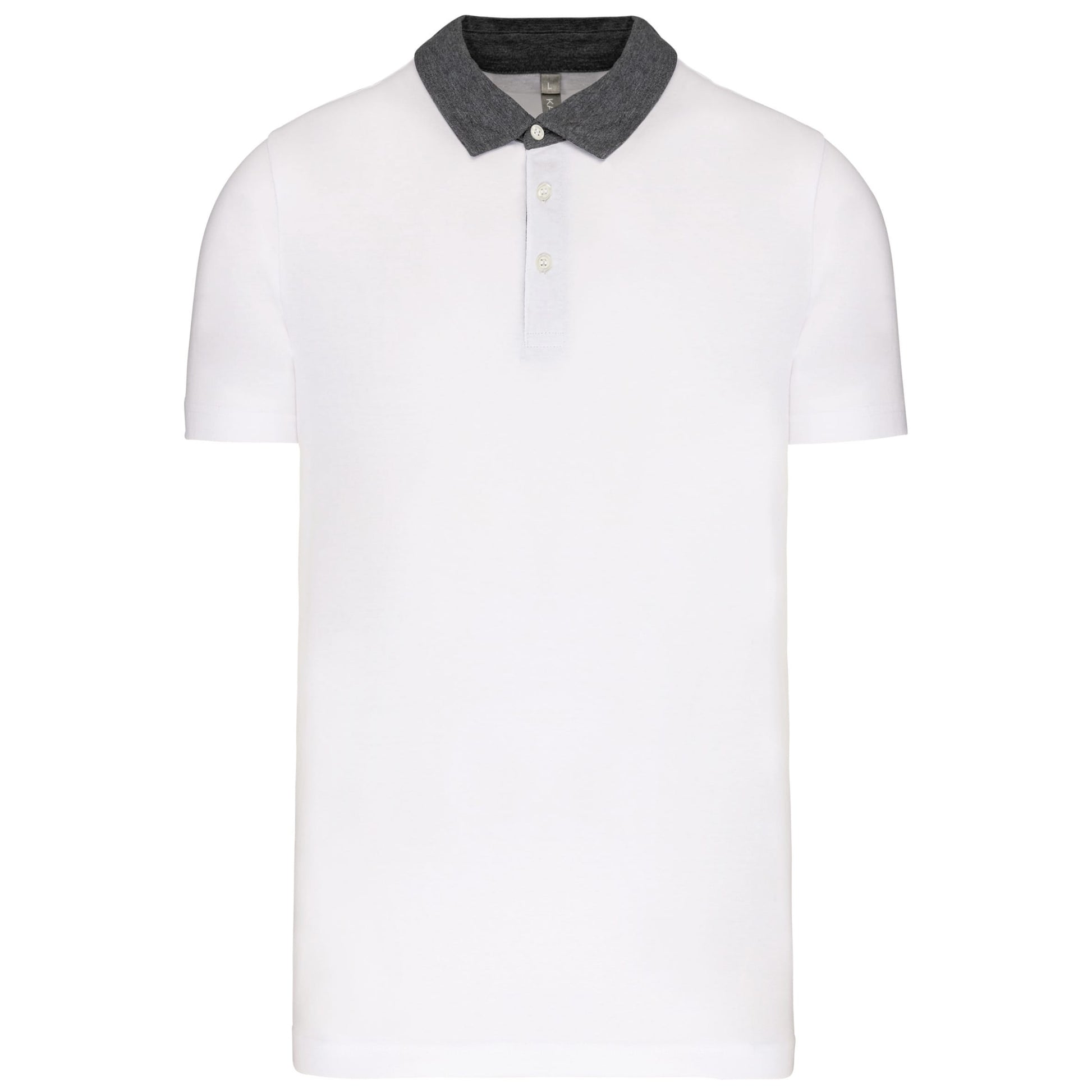 Tweekleurige herenpolo jersey