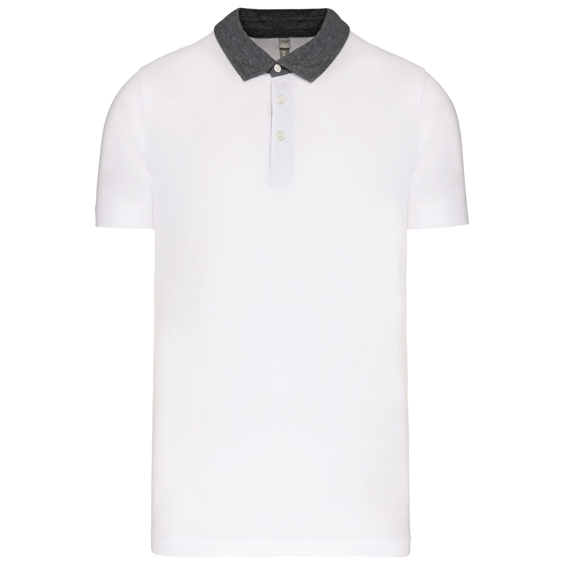 Tweekleurige herenpolo jersey