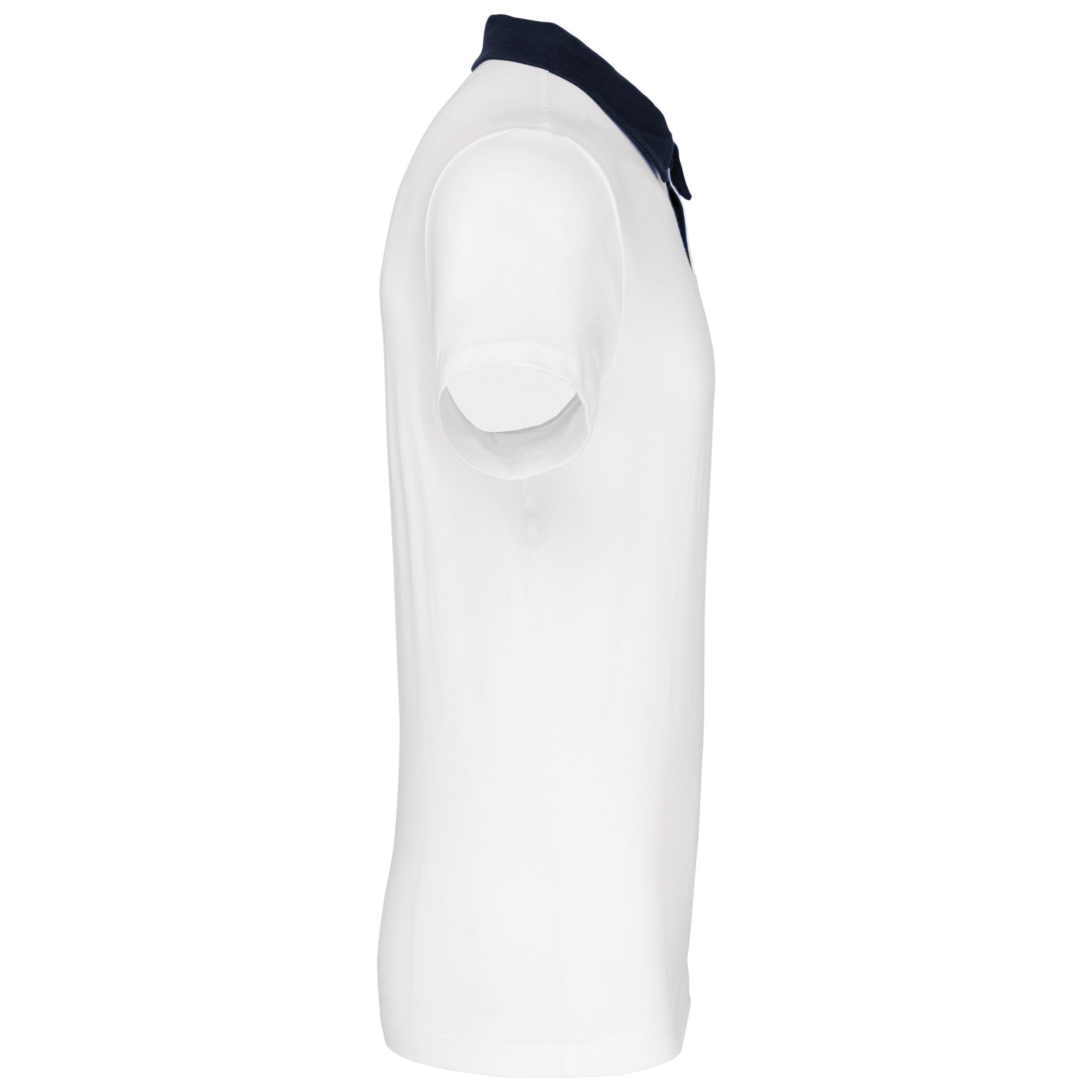 Tweekleurige herenpolo jersey