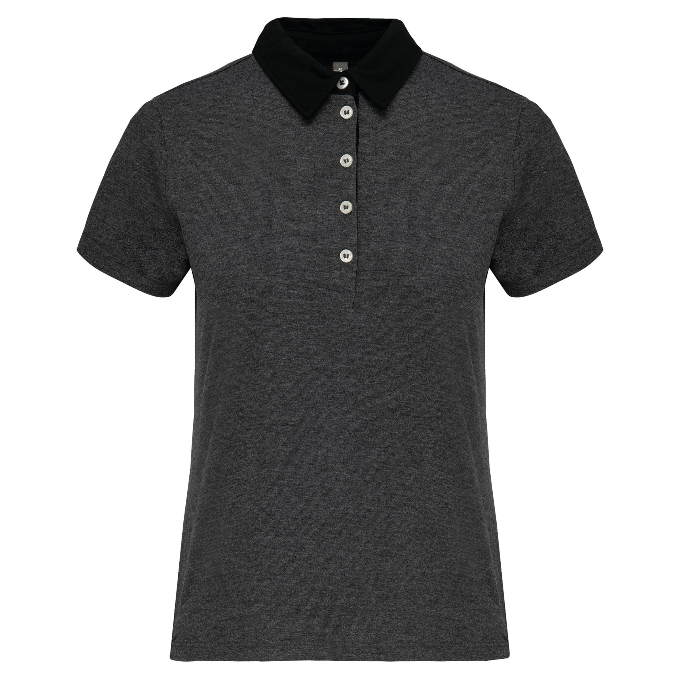 Tweekleurige damespolo jersey