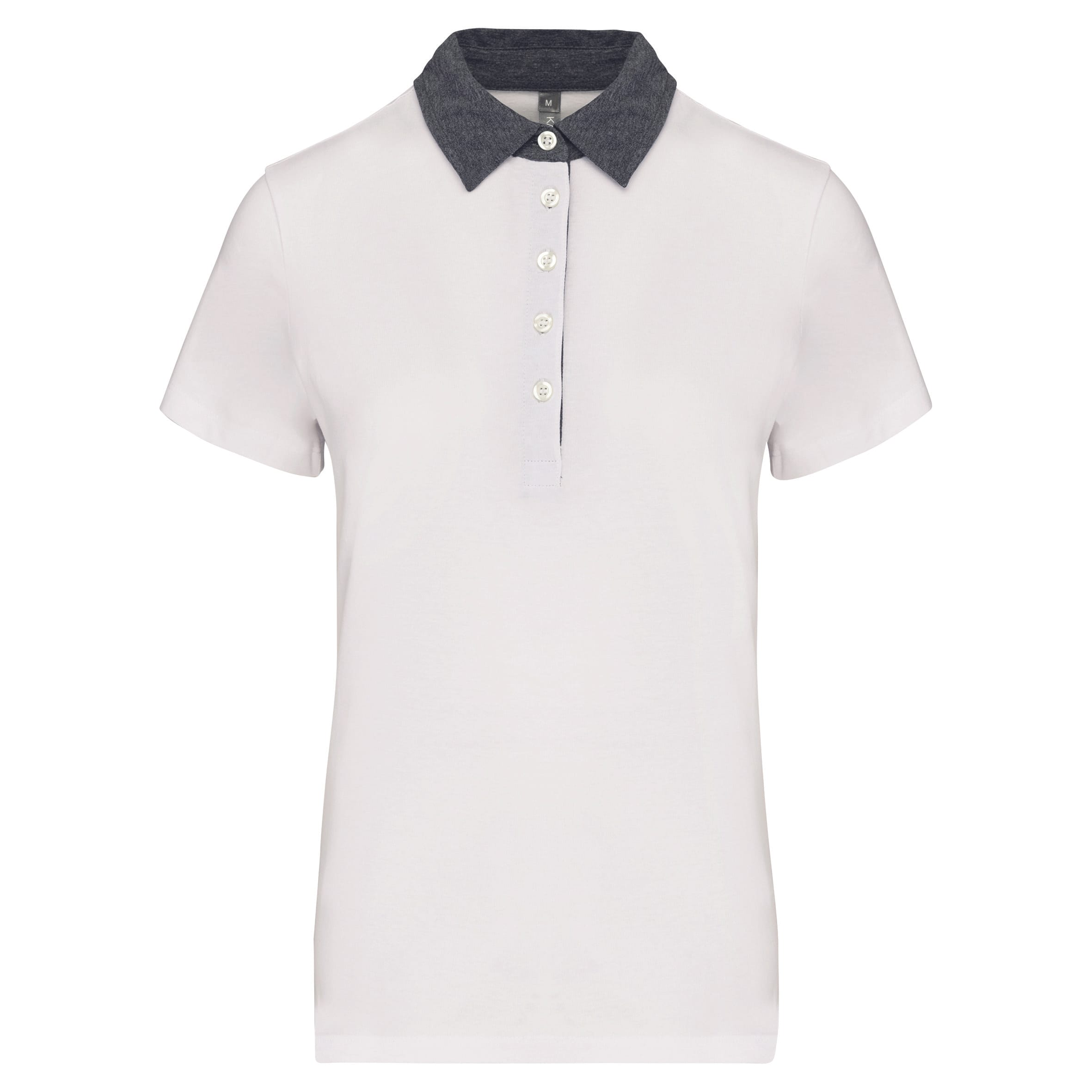 Tweekleurige damespolo jersey