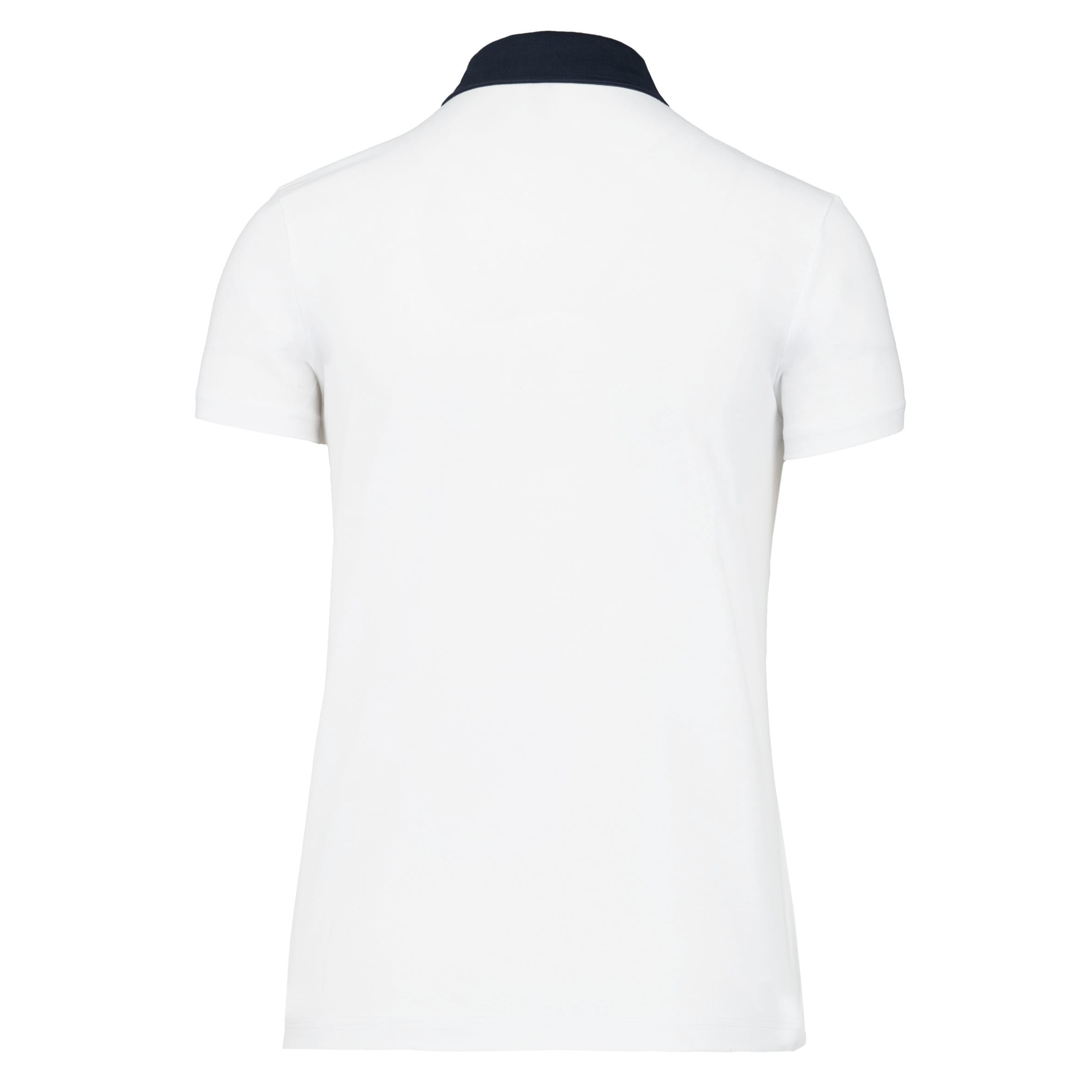 Tweekleurige damespolo jersey
