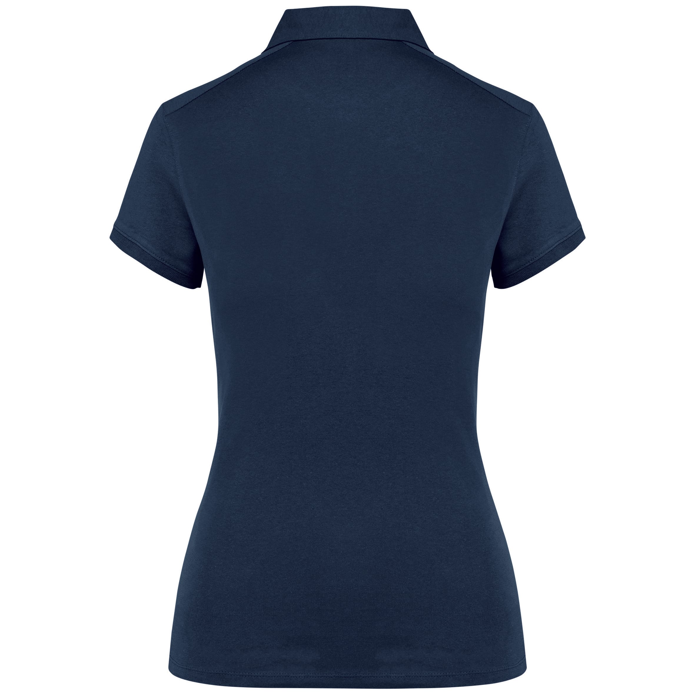 Damespolo korte mouwen van jersey