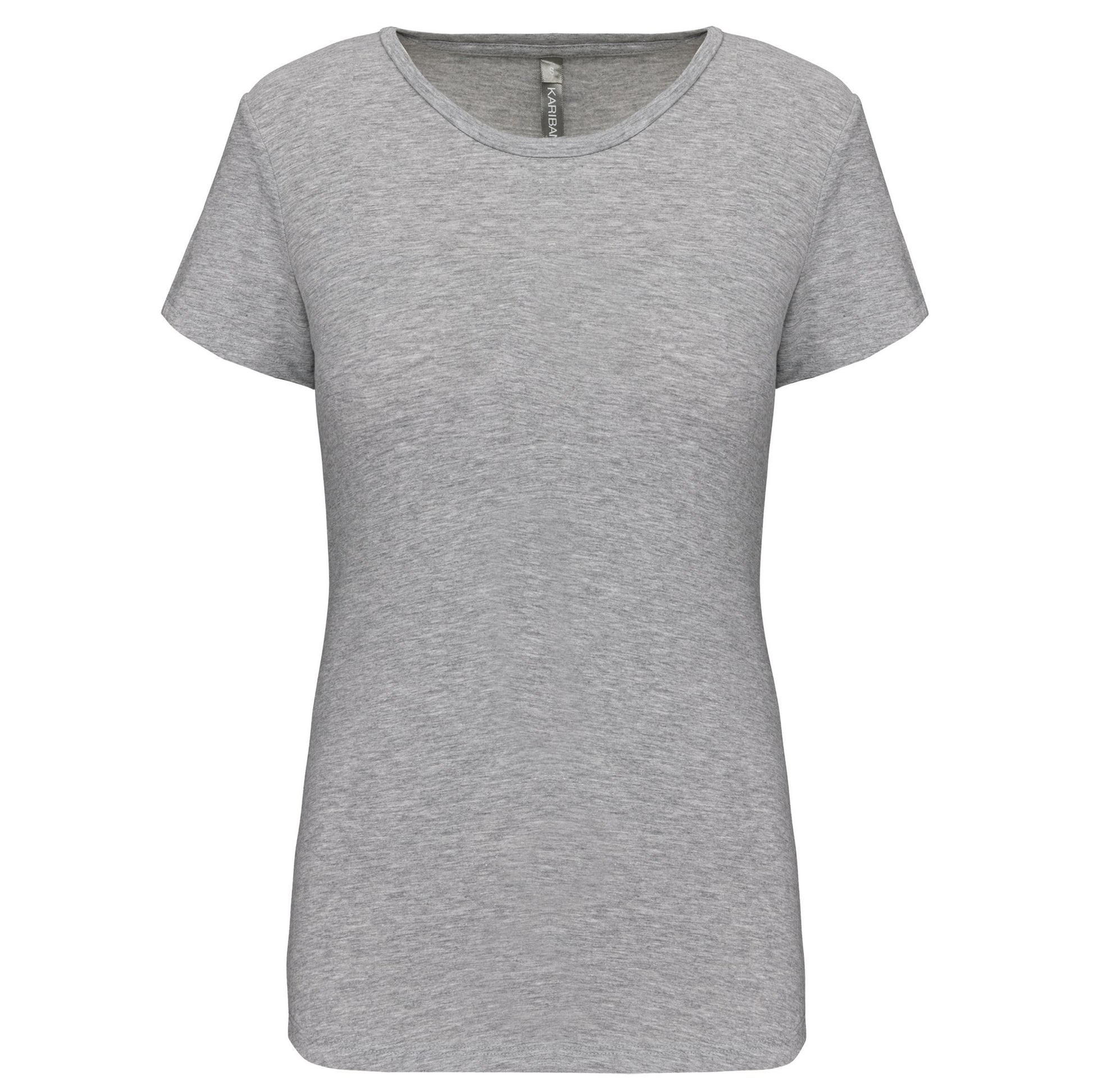 Dames-t-shirt ronde hals korte mouwen