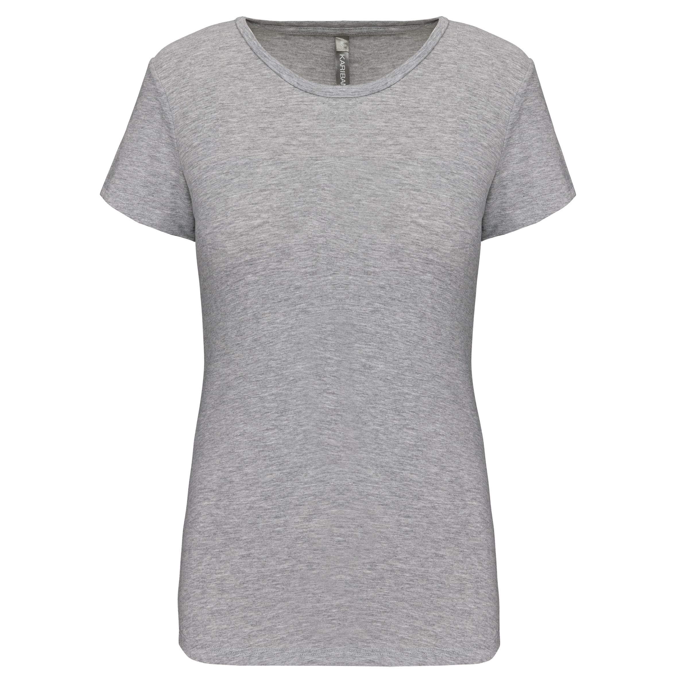 Dames-t-shirt ronde hals korte mouwen