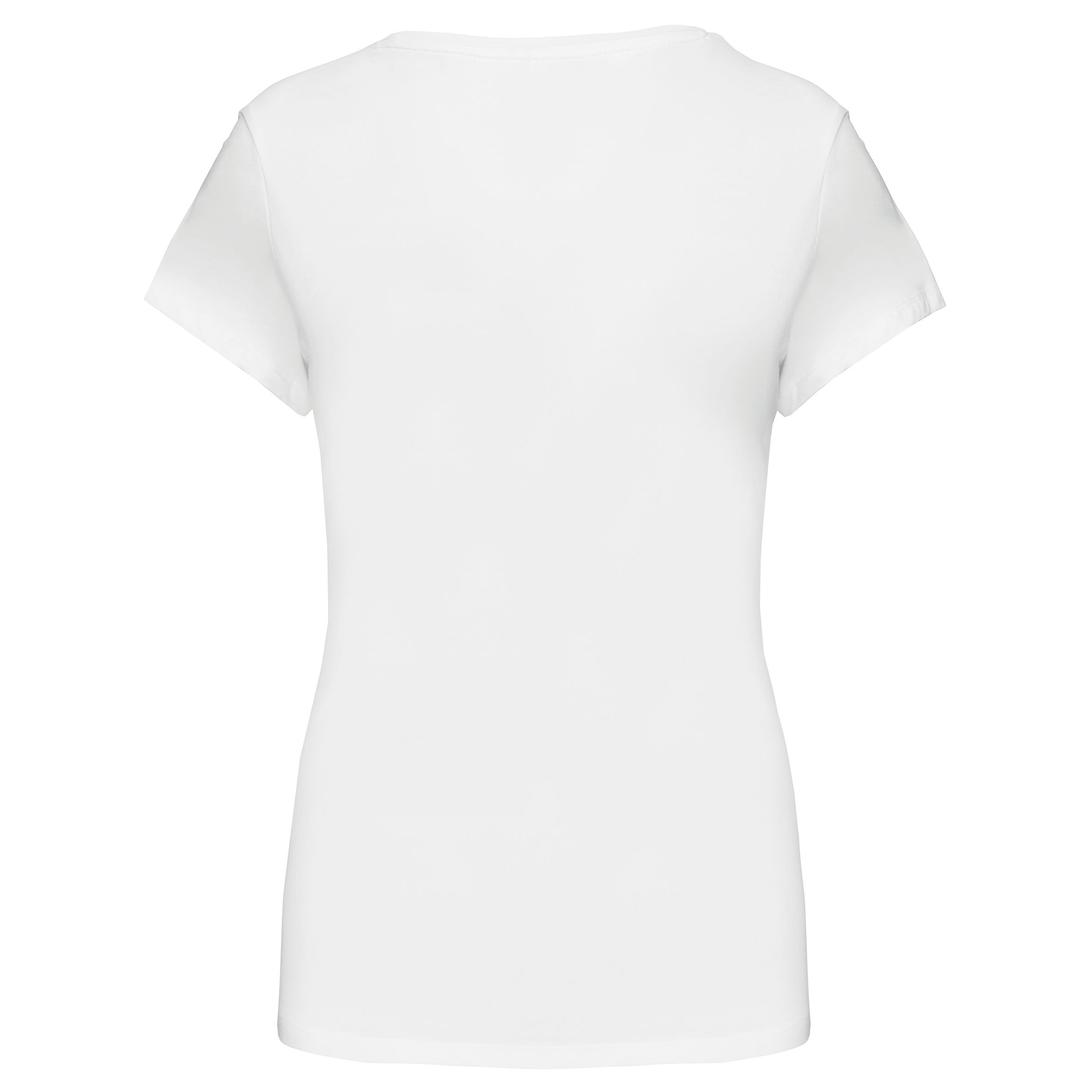 Dames-t-shirt ronde hals korte mouwen