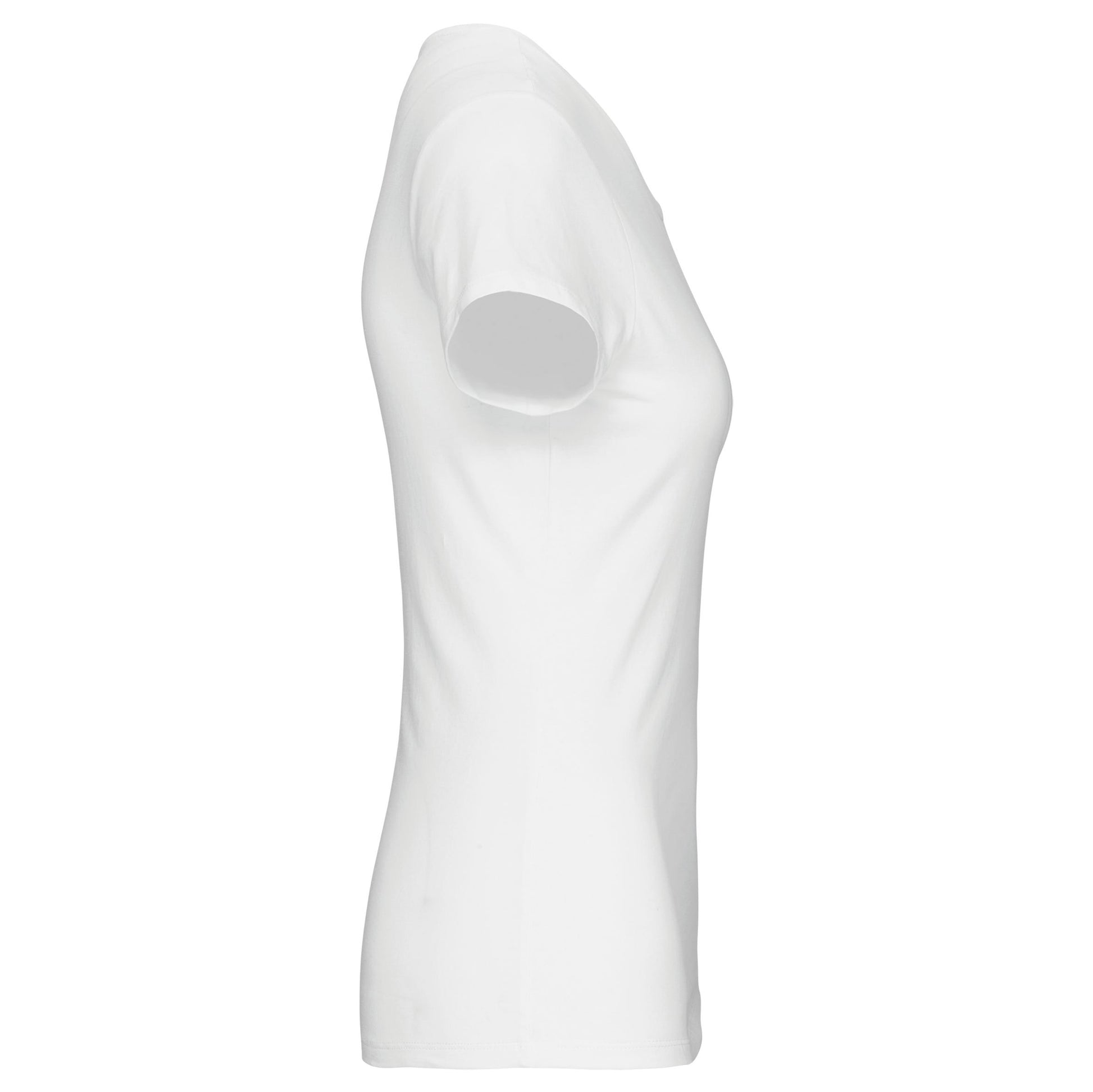 Dames-t-shirt ronde hals korte mouwen
