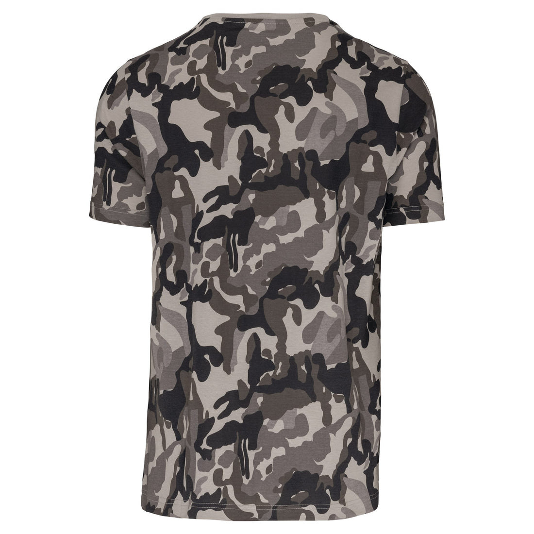 T-shirt camo korte mouwen