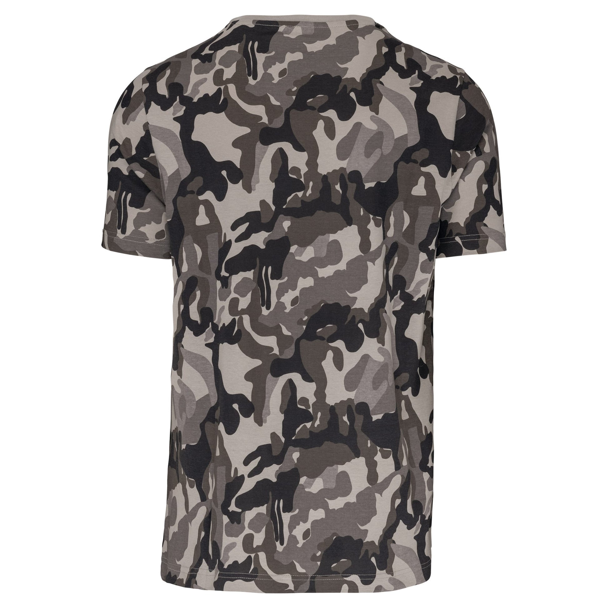 T-shirt camo korte mouwen