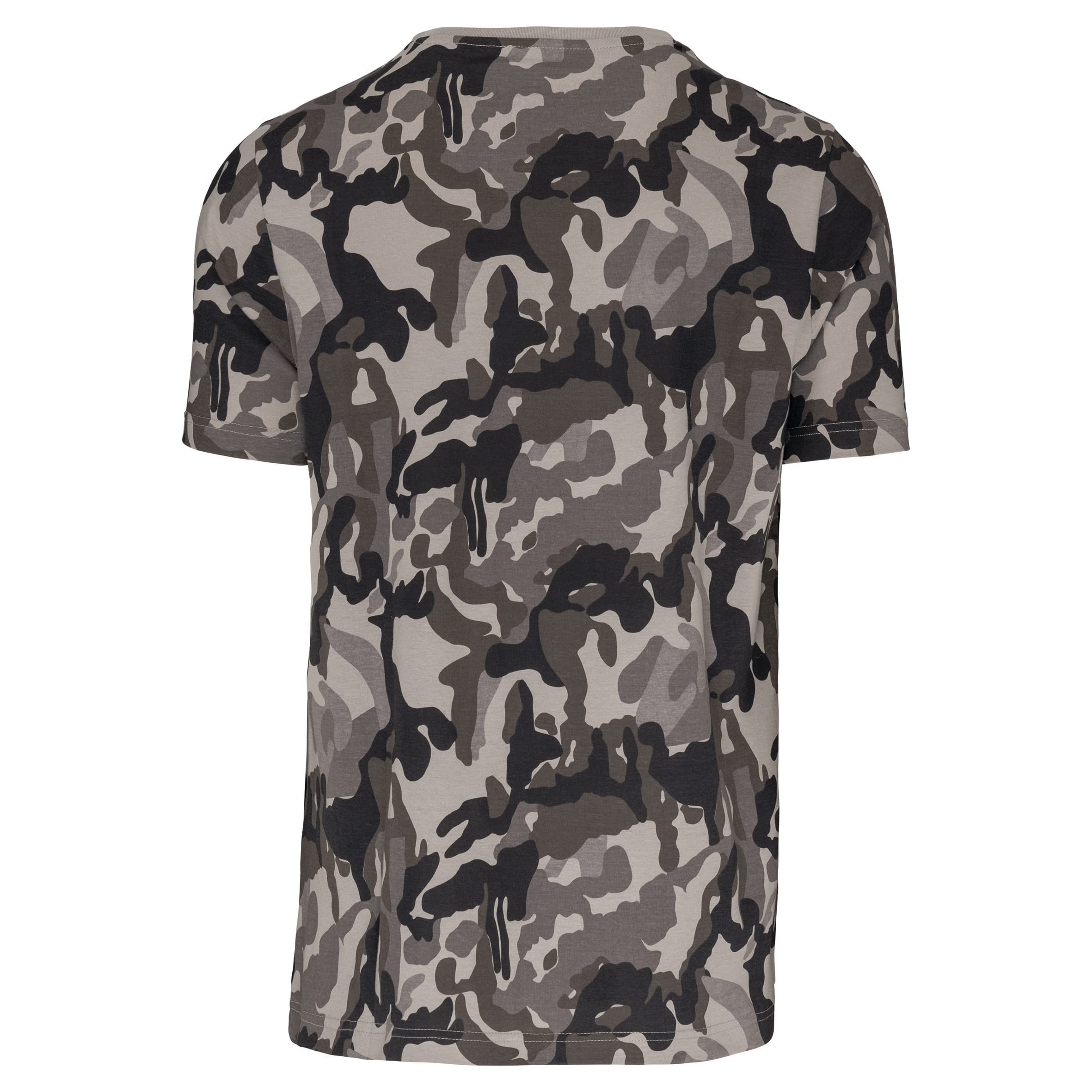 T-shirt camo korte mouwen