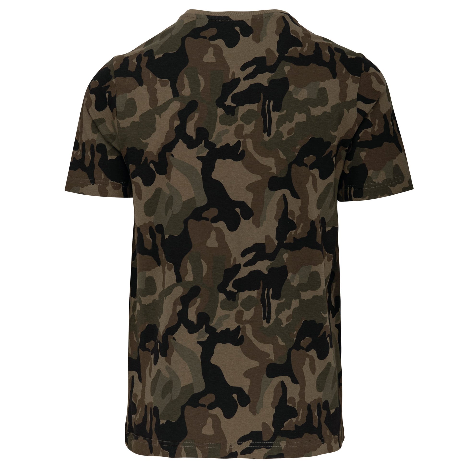 T-shirt camo korte mouwen