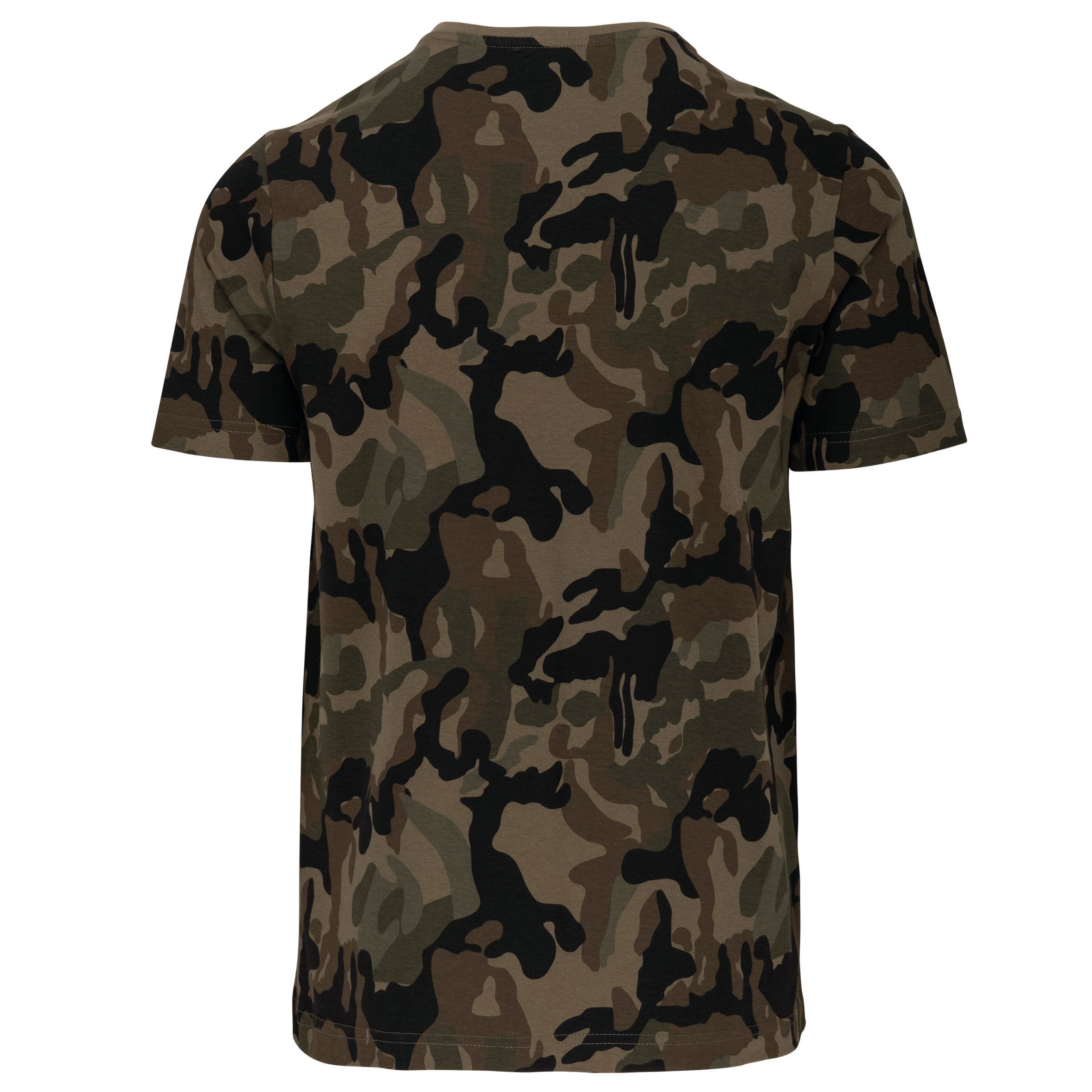 T-shirt camo korte mouwen