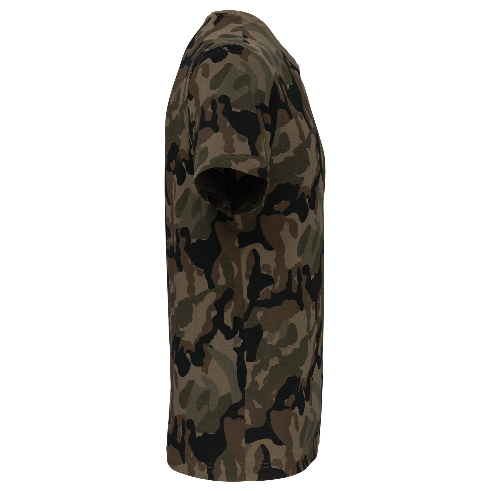 T-shirt camo korte mouwen