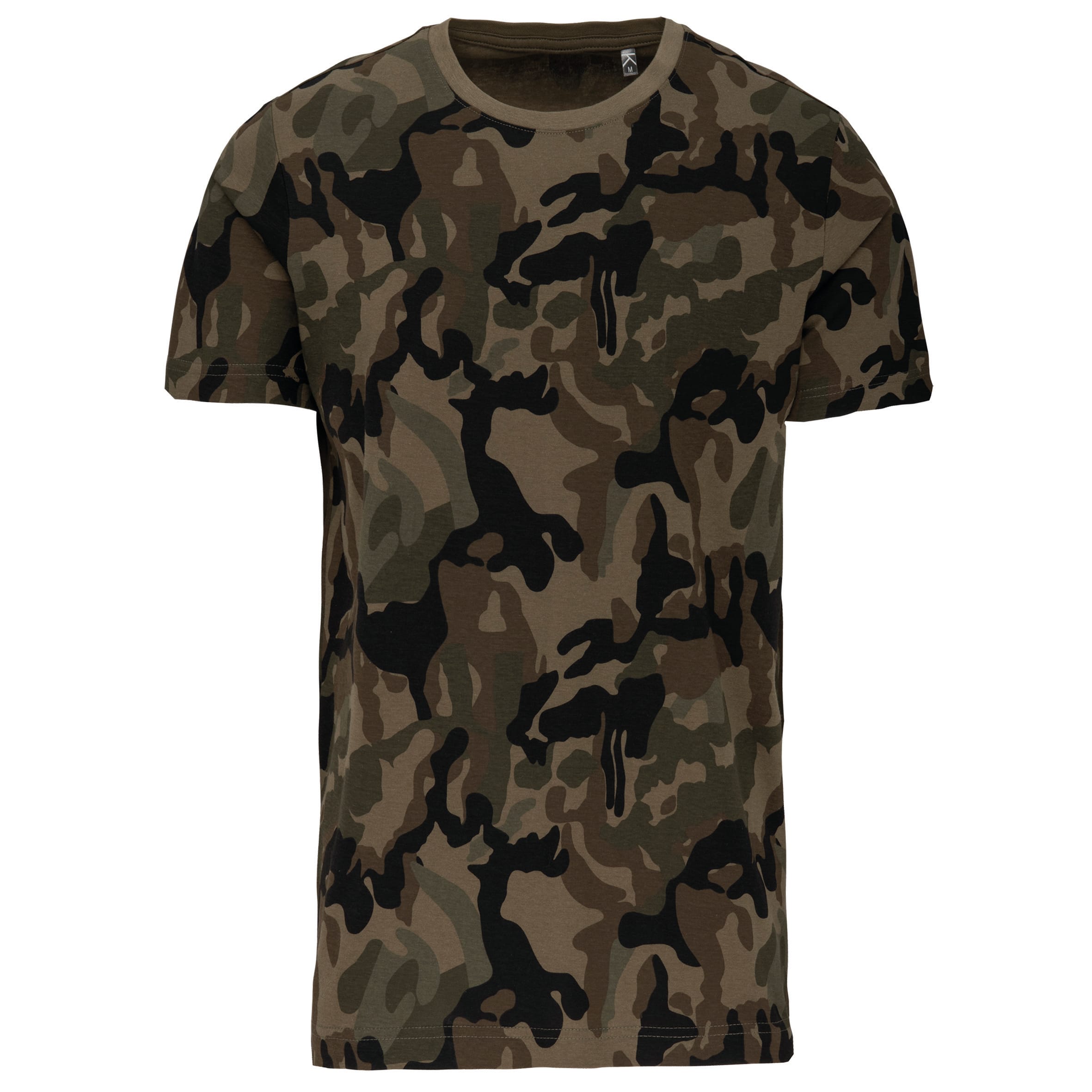 T-shirt camo korte mouwen