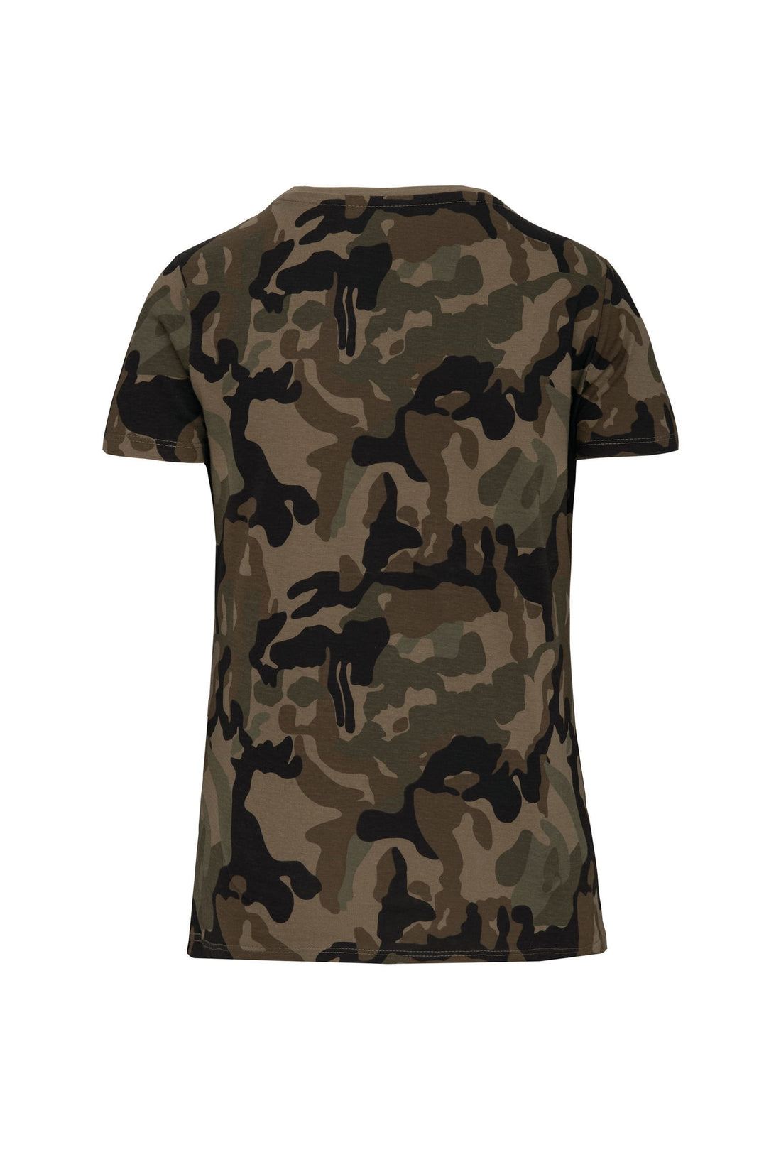 Dames-t-shirt camo korte mouwen