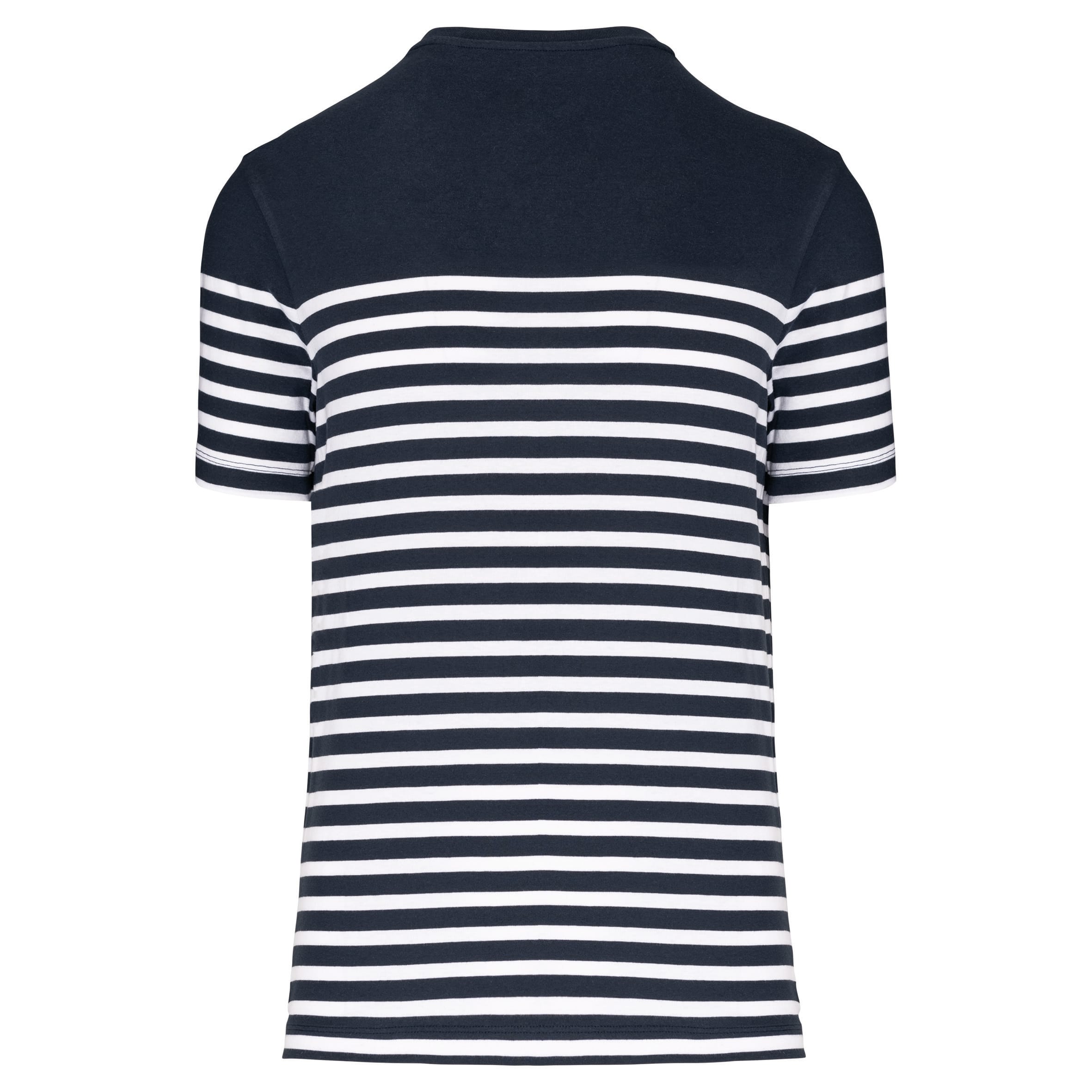 Marine-t-shirt ronde hals Bio heren