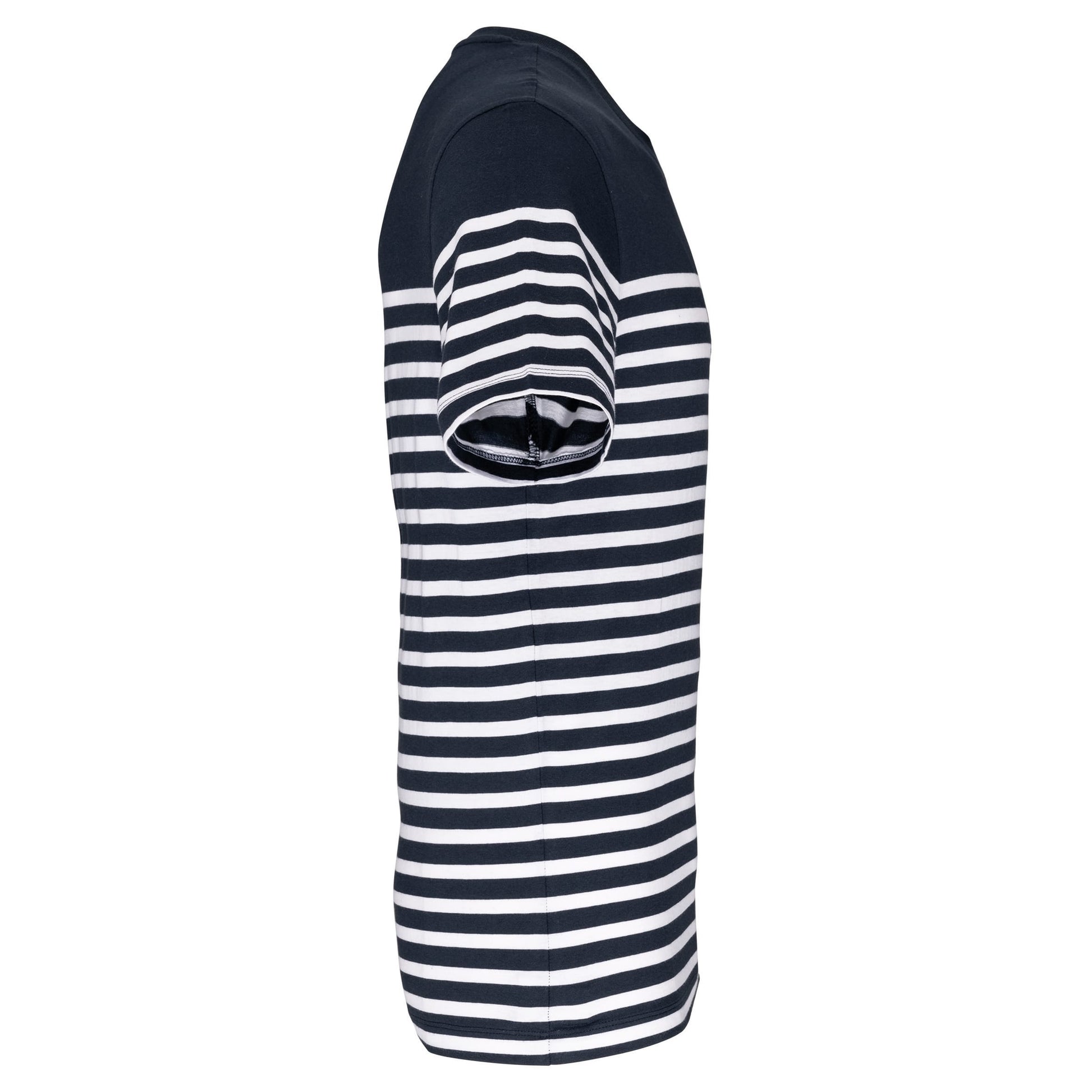 Marine-t-shirt ronde hals Bio heren