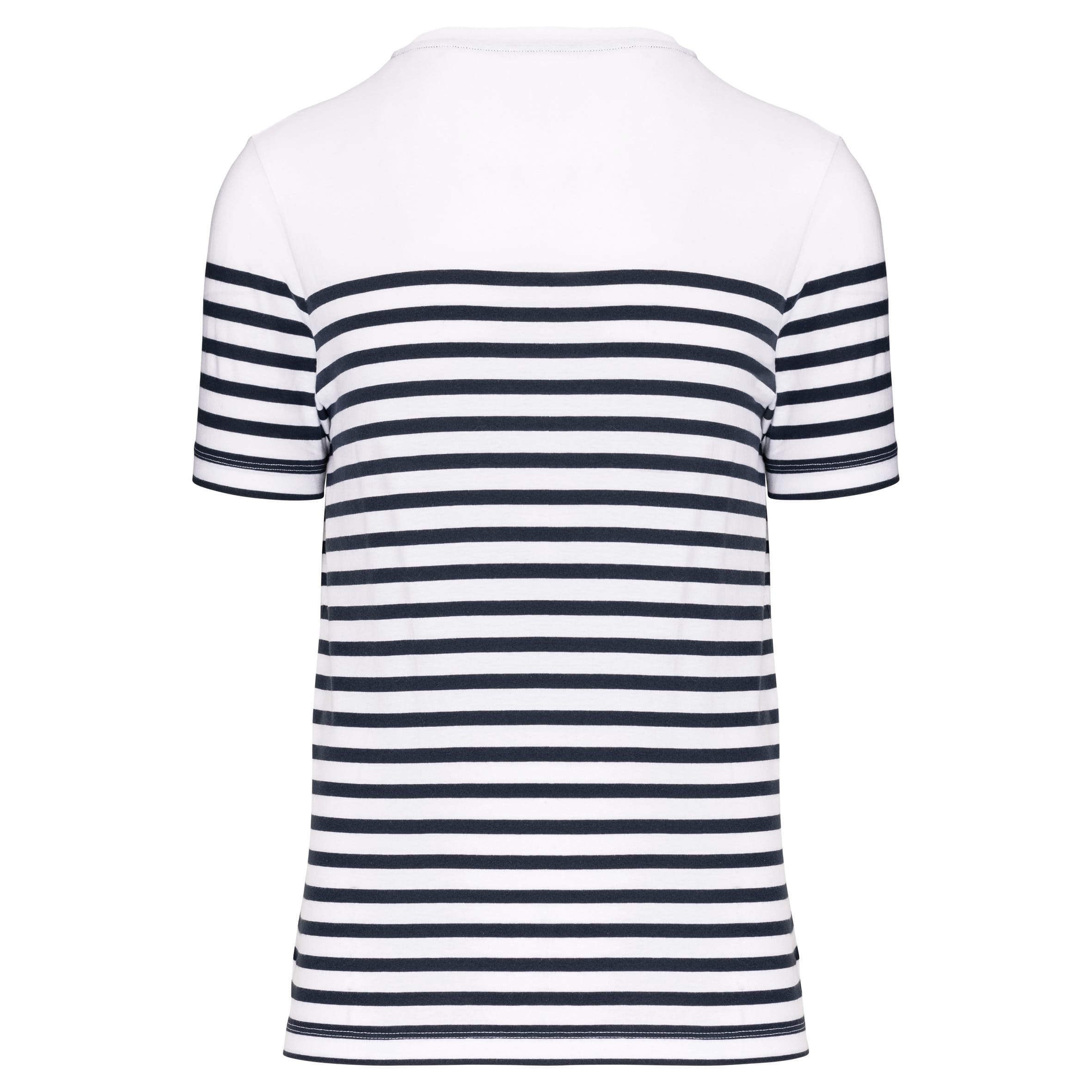 Marine-t-shirt ronde hals Bio heren