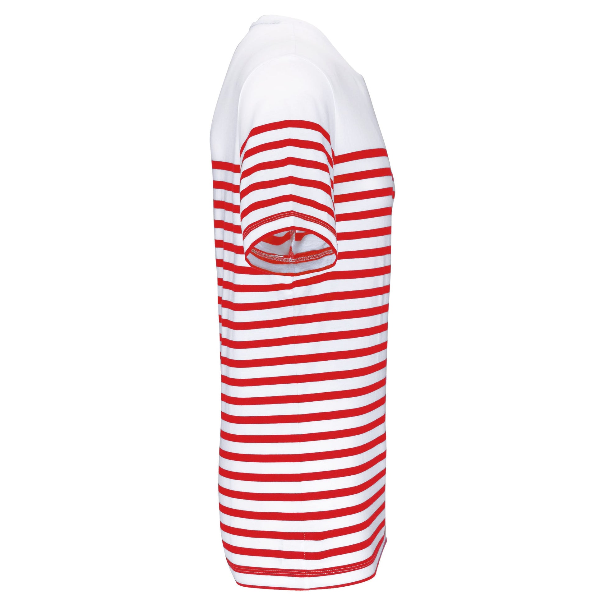 Marine-t-shirt ronde hals Bio heren