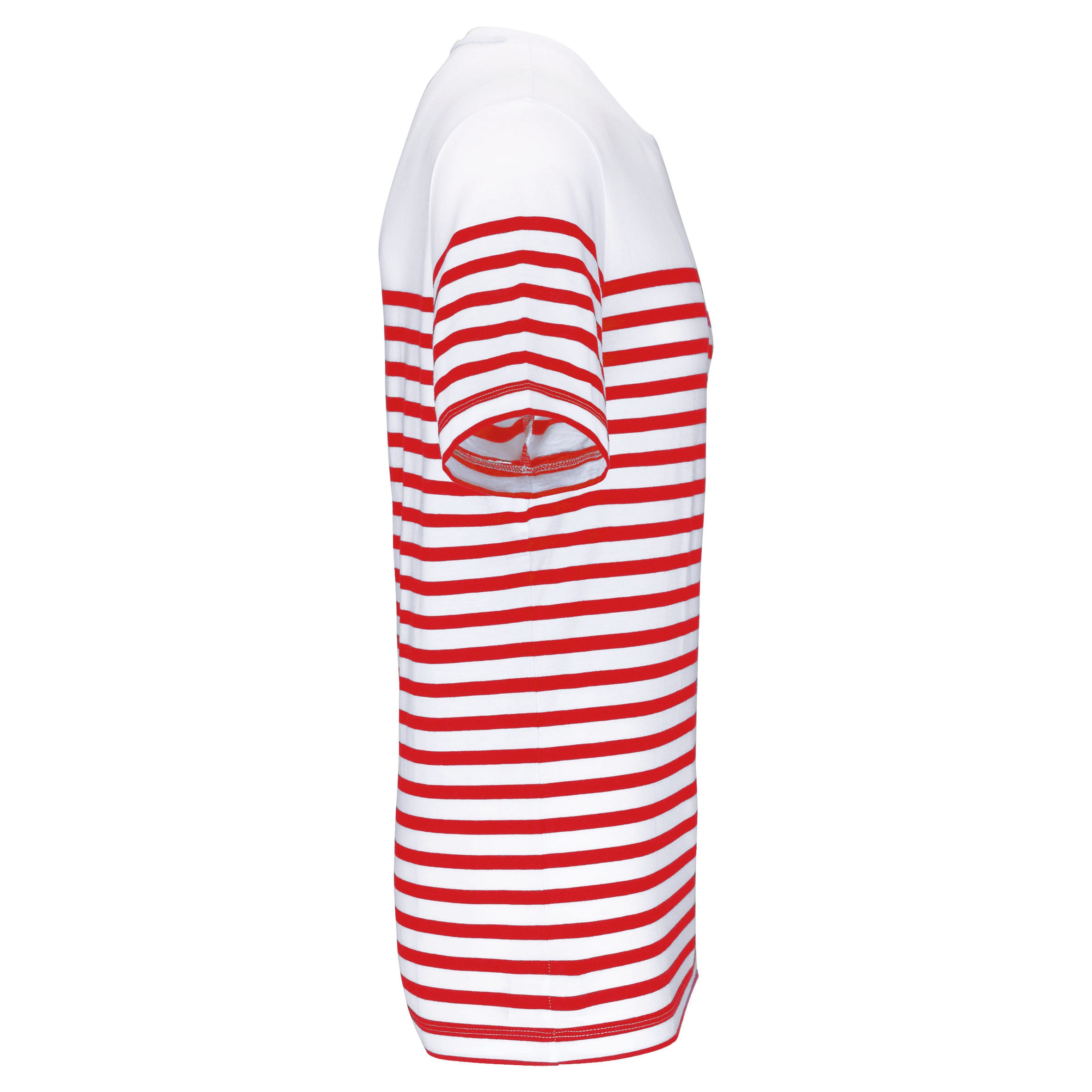 Marine-t-shirt ronde hals Bio heren
