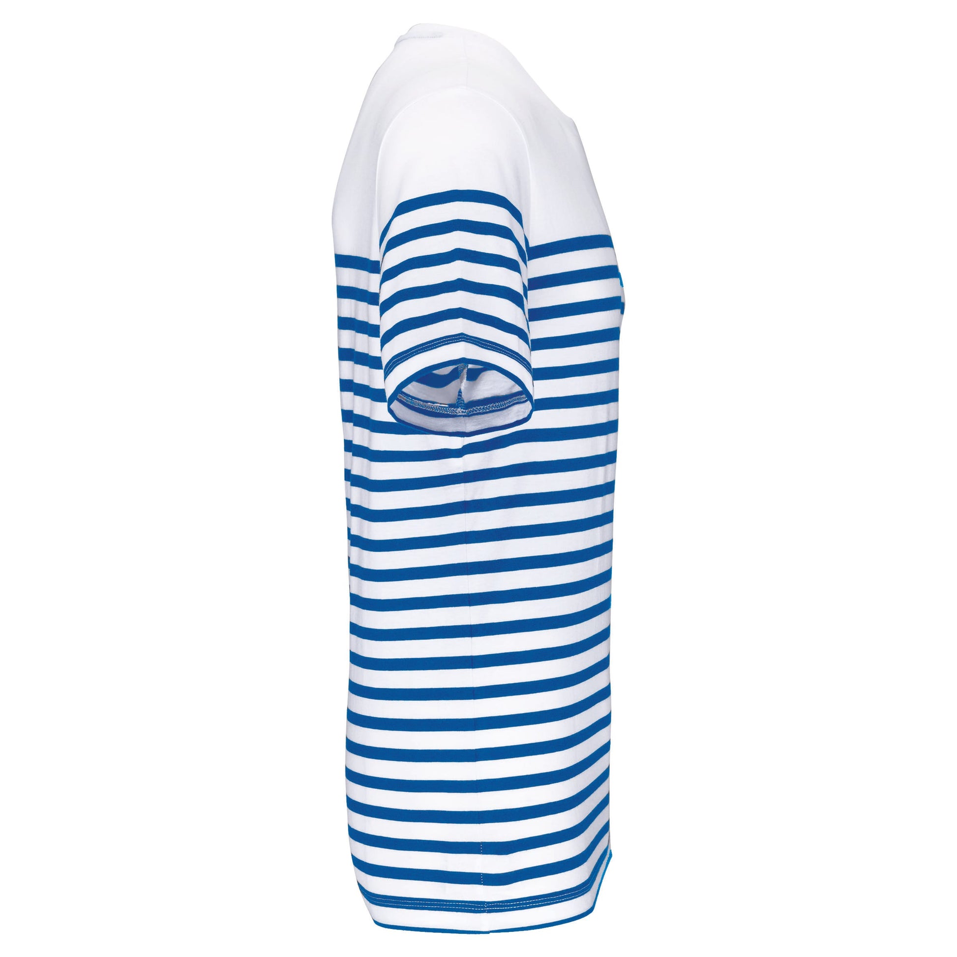 Marine-t-shirt ronde hals Bio heren