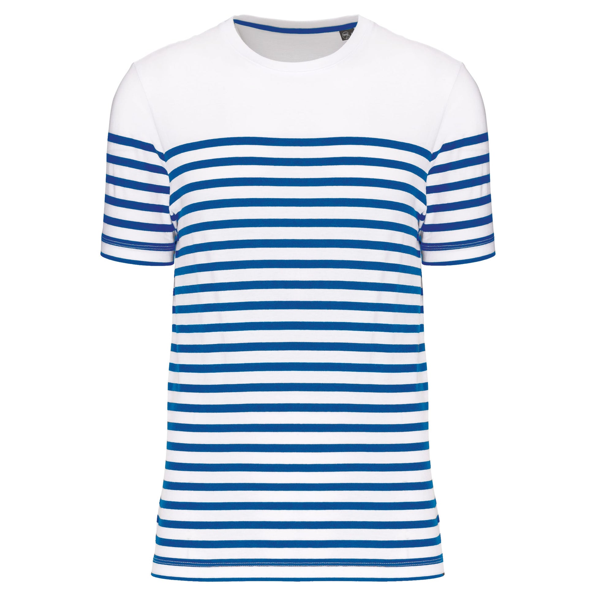 Marine-t-shirt ronde hals Bio heren