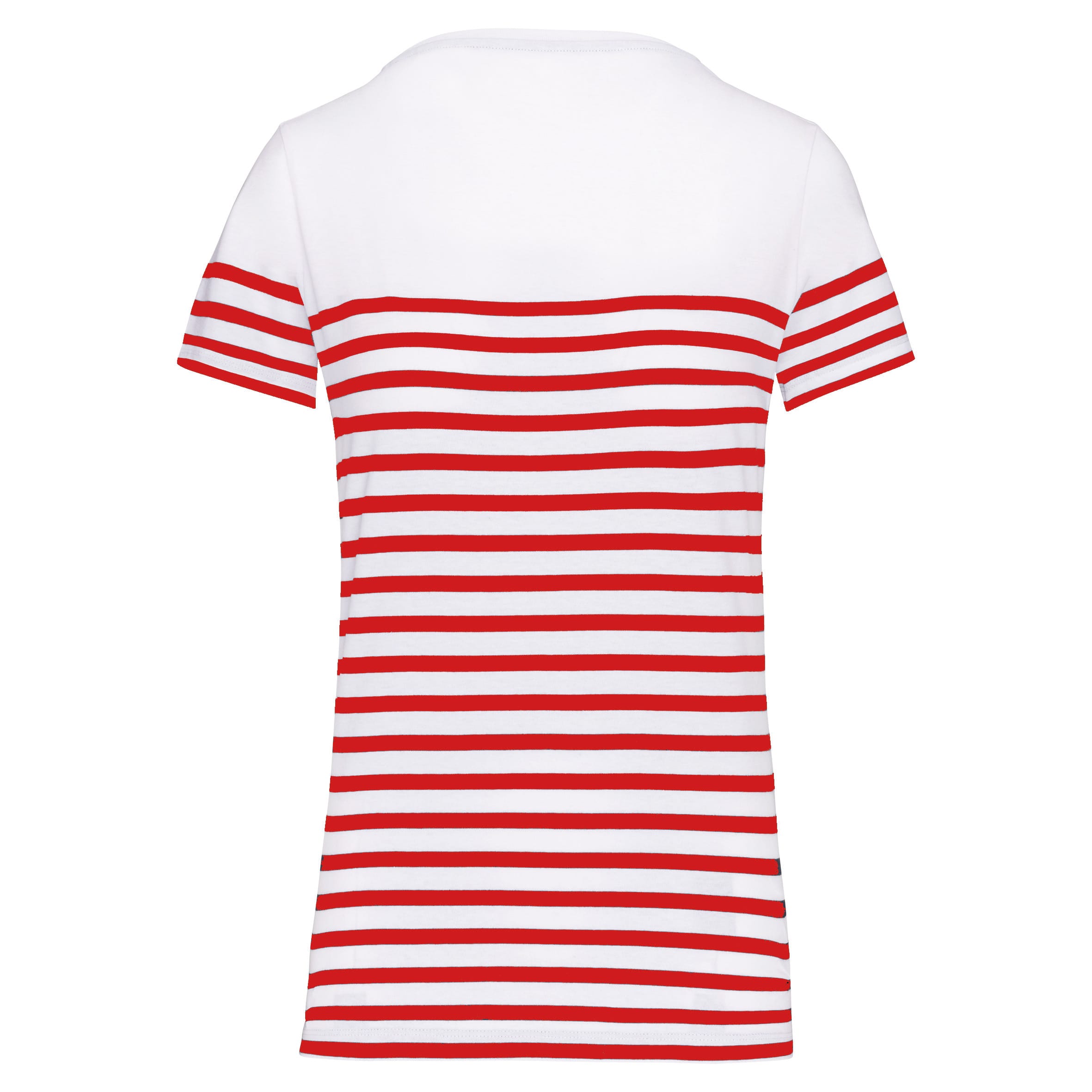 Marine-t-shirt ronde hals Bio dames