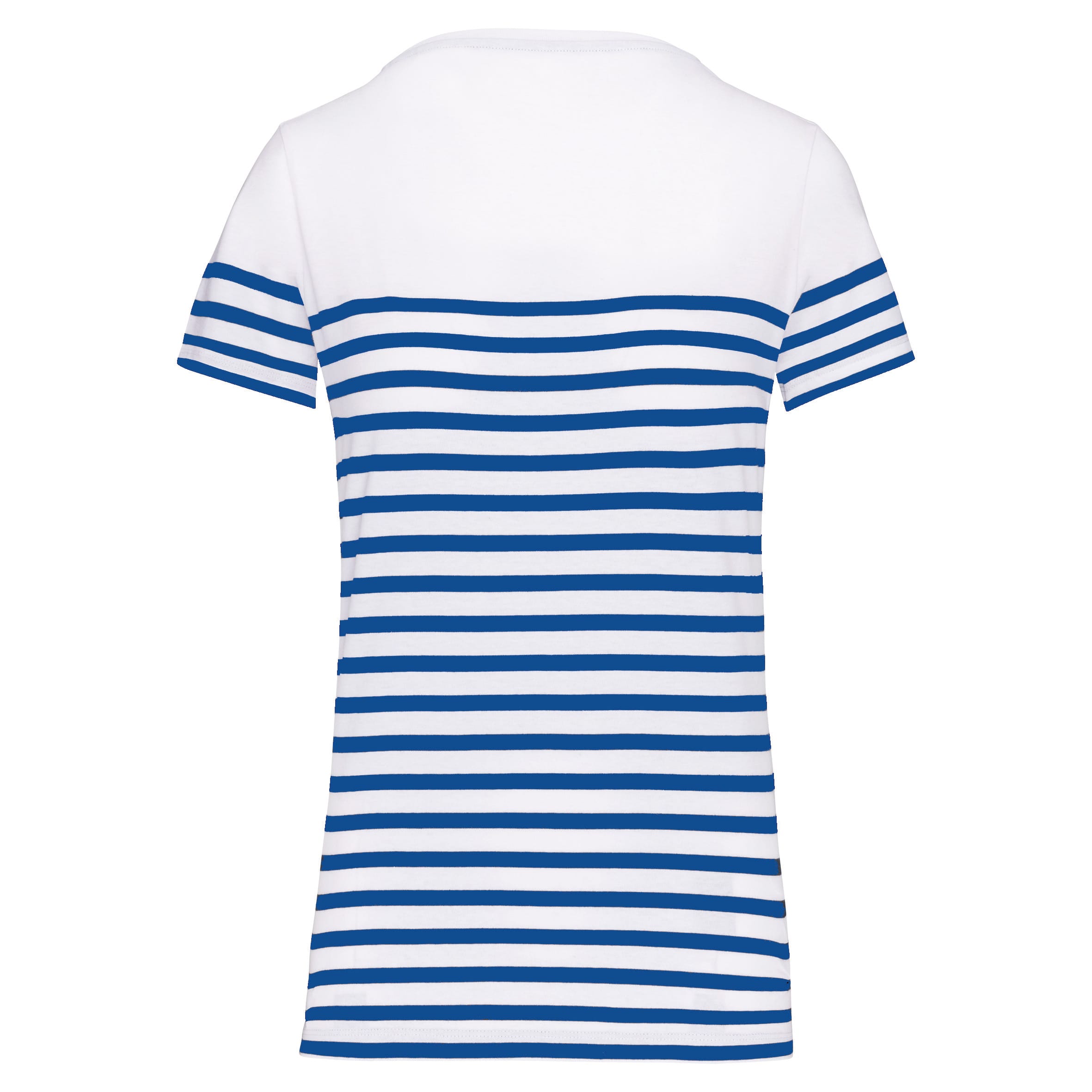 Marine-t-shirt ronde hals Bio dames